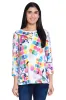 Print Round Neck Tunic - Multi sold by Ail Miles Clothing