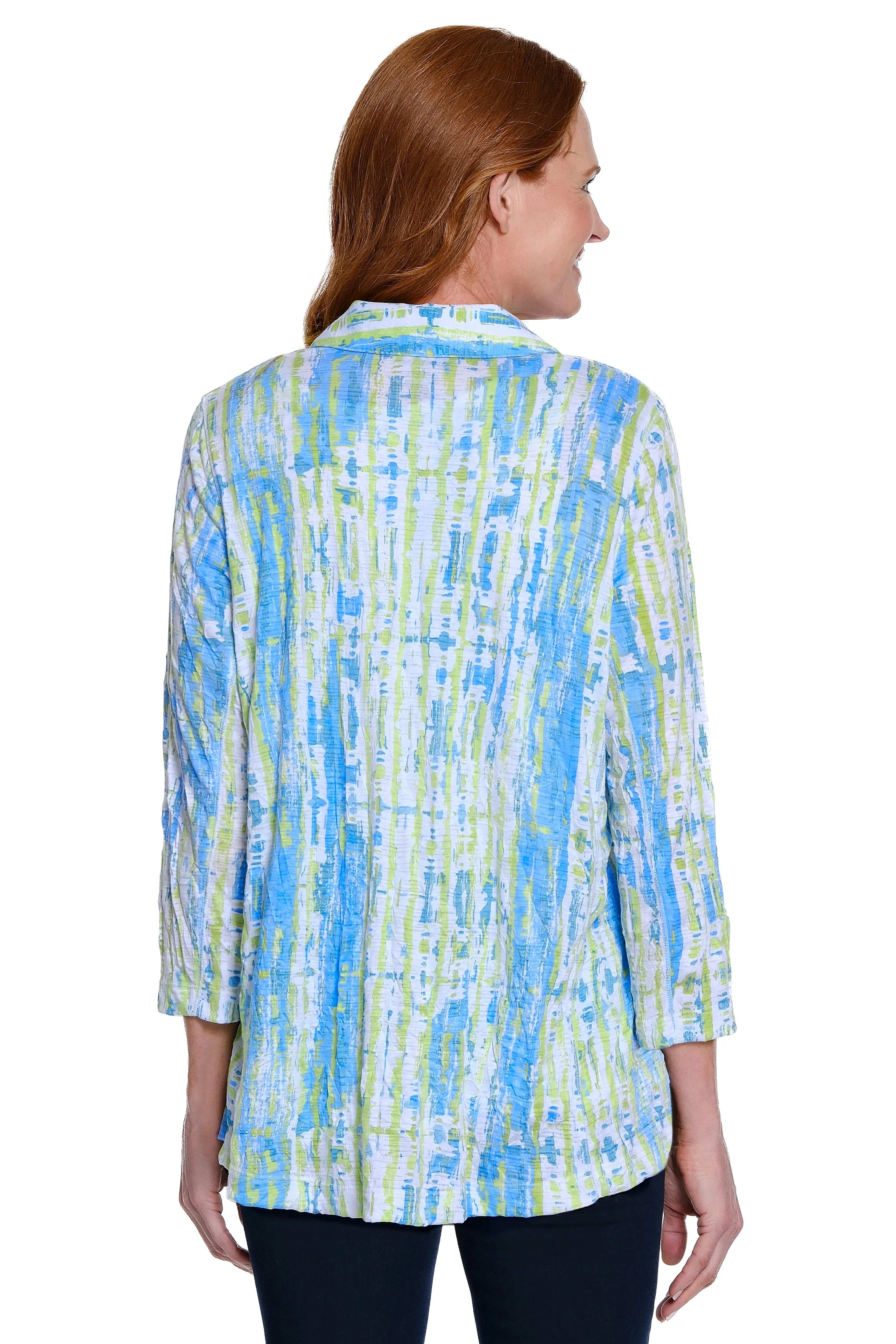 Print Tunic & Tank Set - Petite - Green Print sold by Ail Miles Clothing product image thumbnail 2