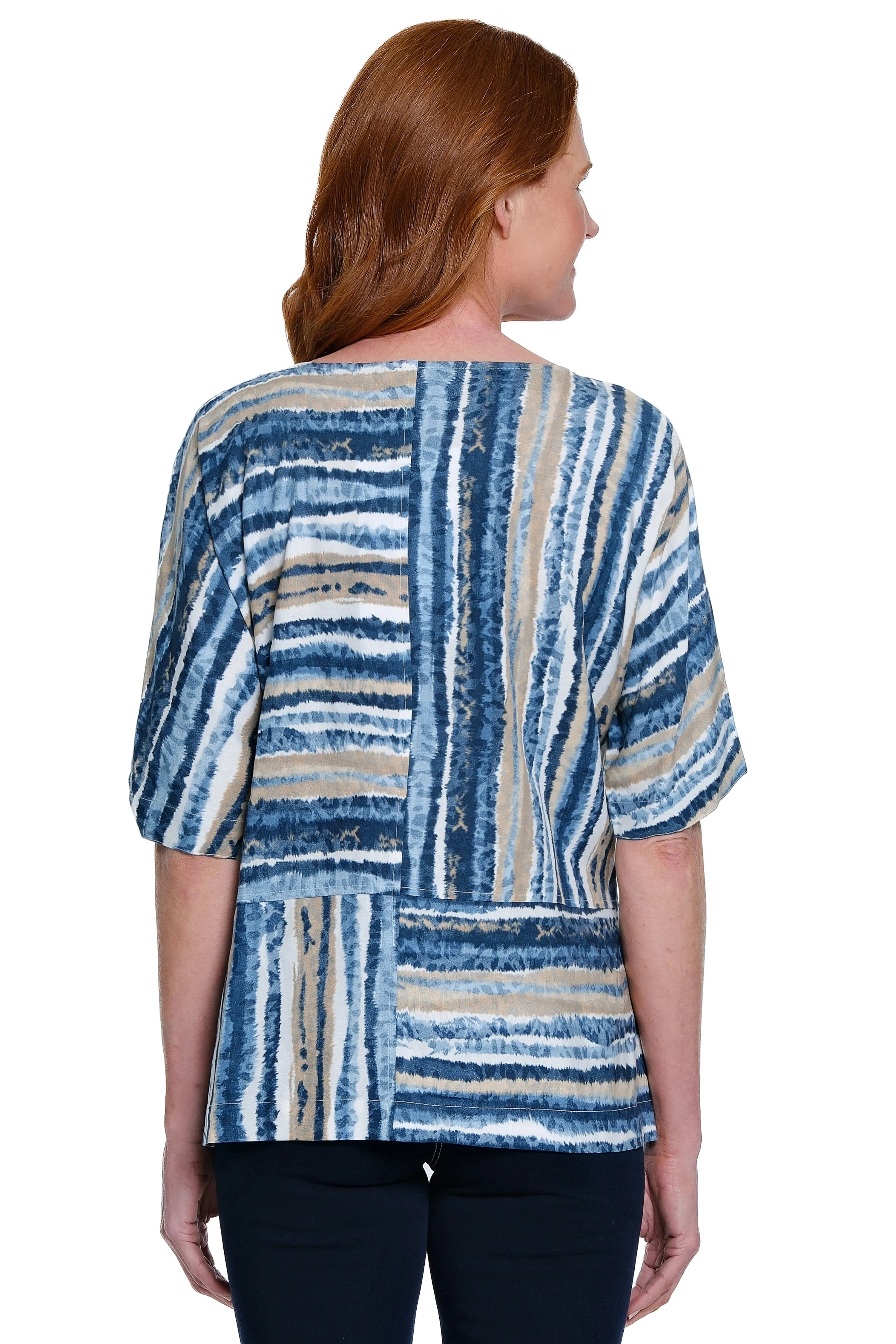 Striped Cotton Tunic - Neutral sold by Ail Miles Clothing product image thumbnail 2