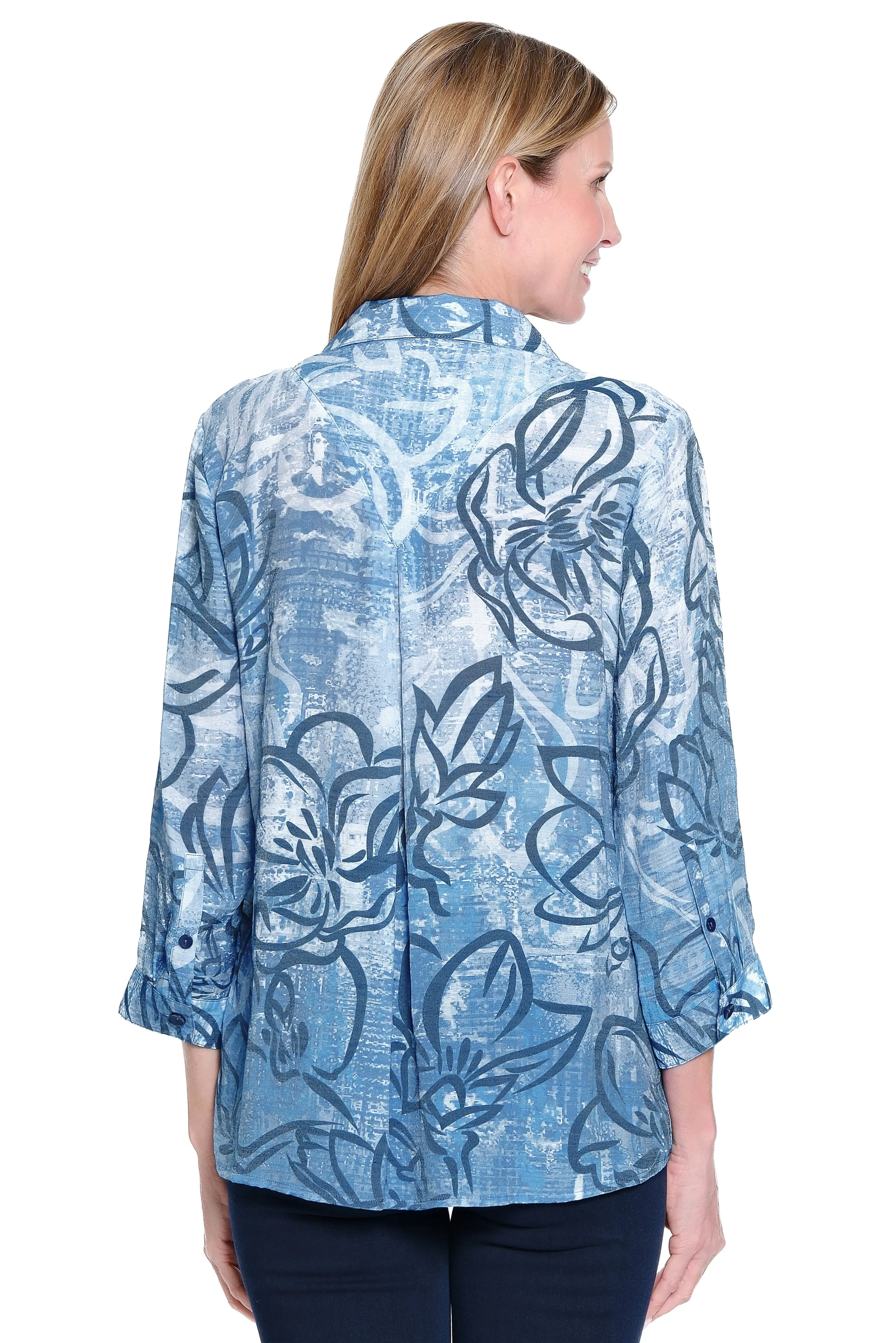 Print Woven Tunic - Floral Multi sold by Ail Miles Clothing product image thumbnail 2