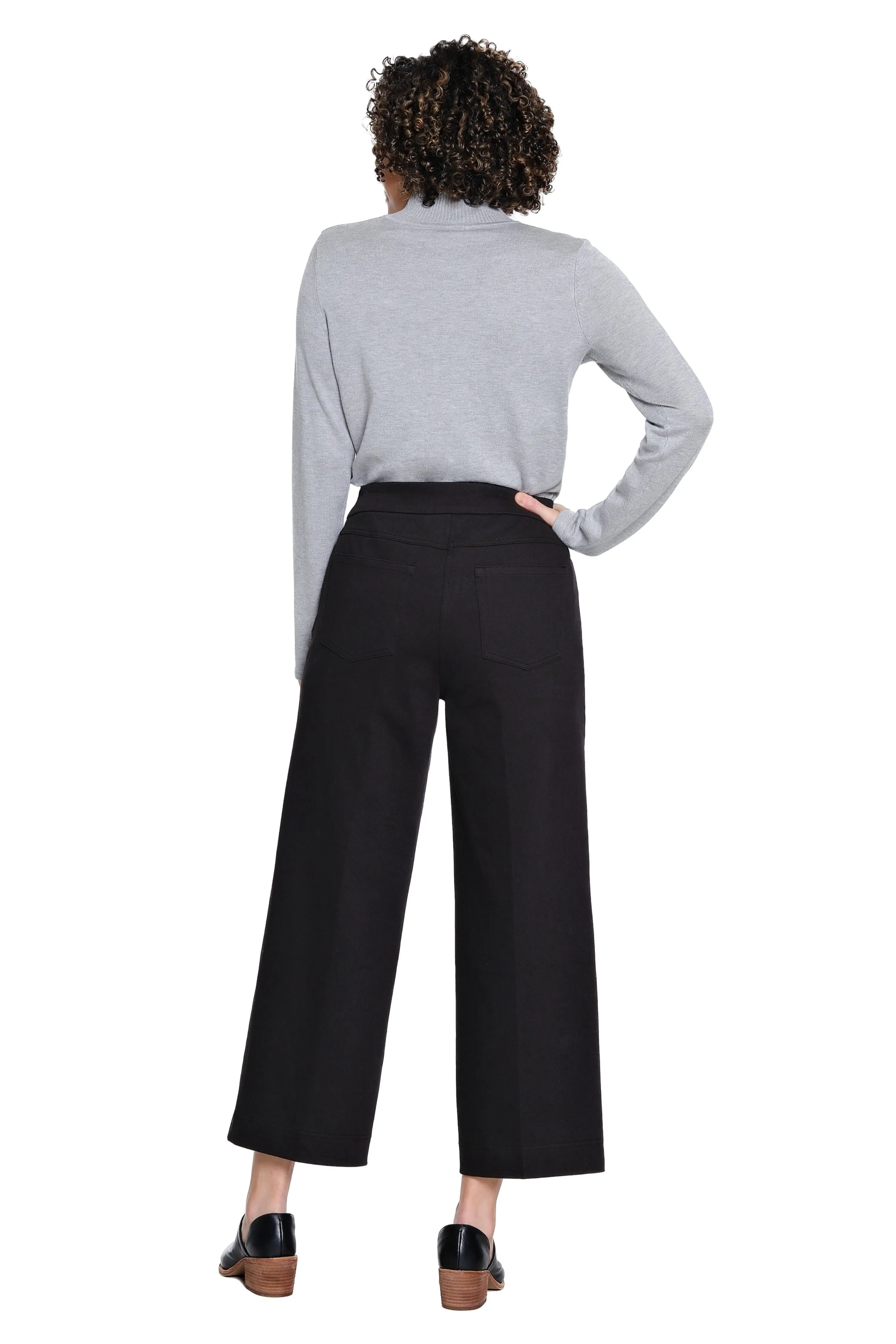 Wide Leg Pant - Petite - Black sold by Ail Miles Clothing product image thumbnail 2