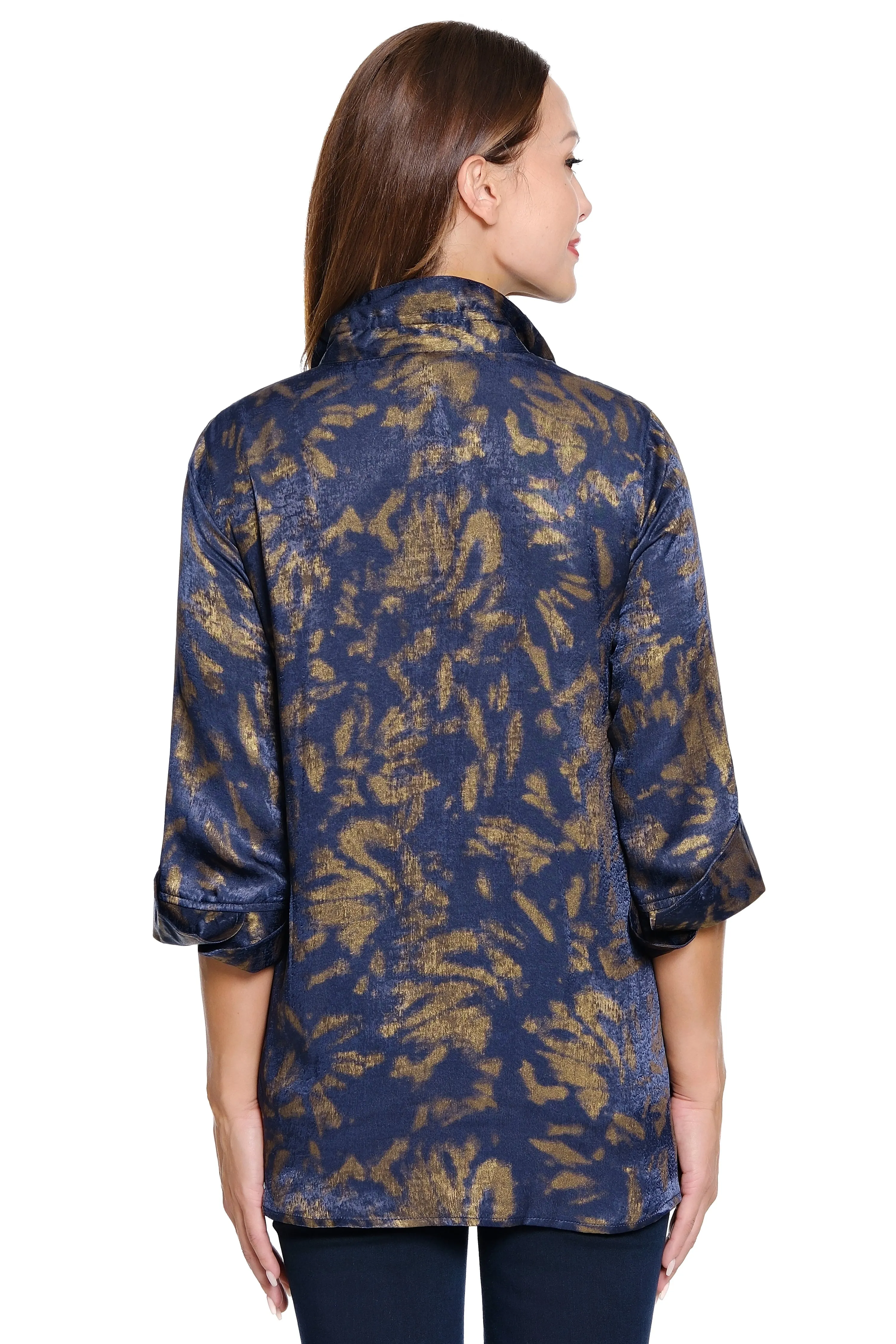 Print Shimmer Tunic - Blue Multi sold by Ail Miles Clothing product image thumbnail 2