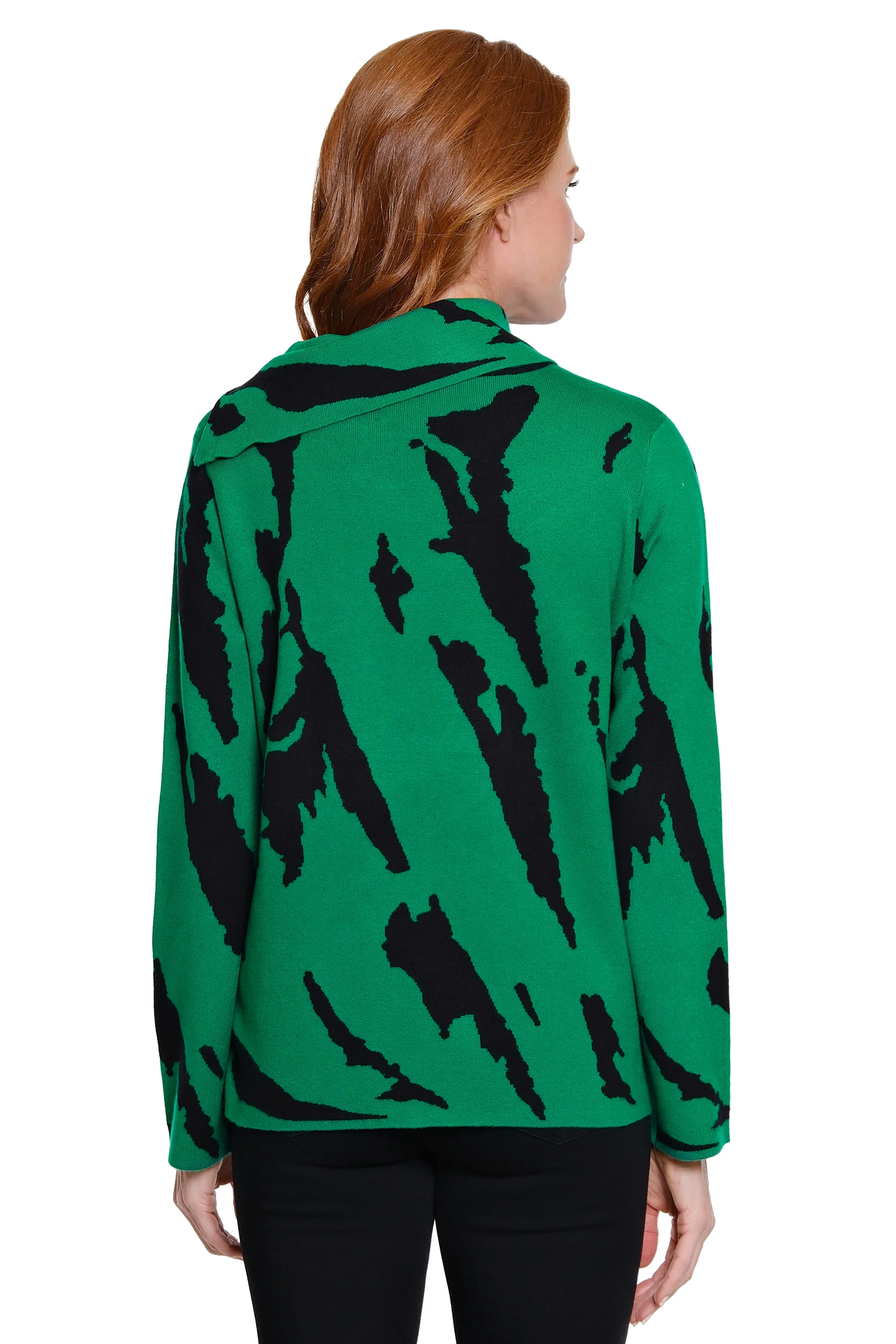 Cowl Neck Knit Tunic - Emerald sold by Ail Miles Clothing product image thumbnail 2