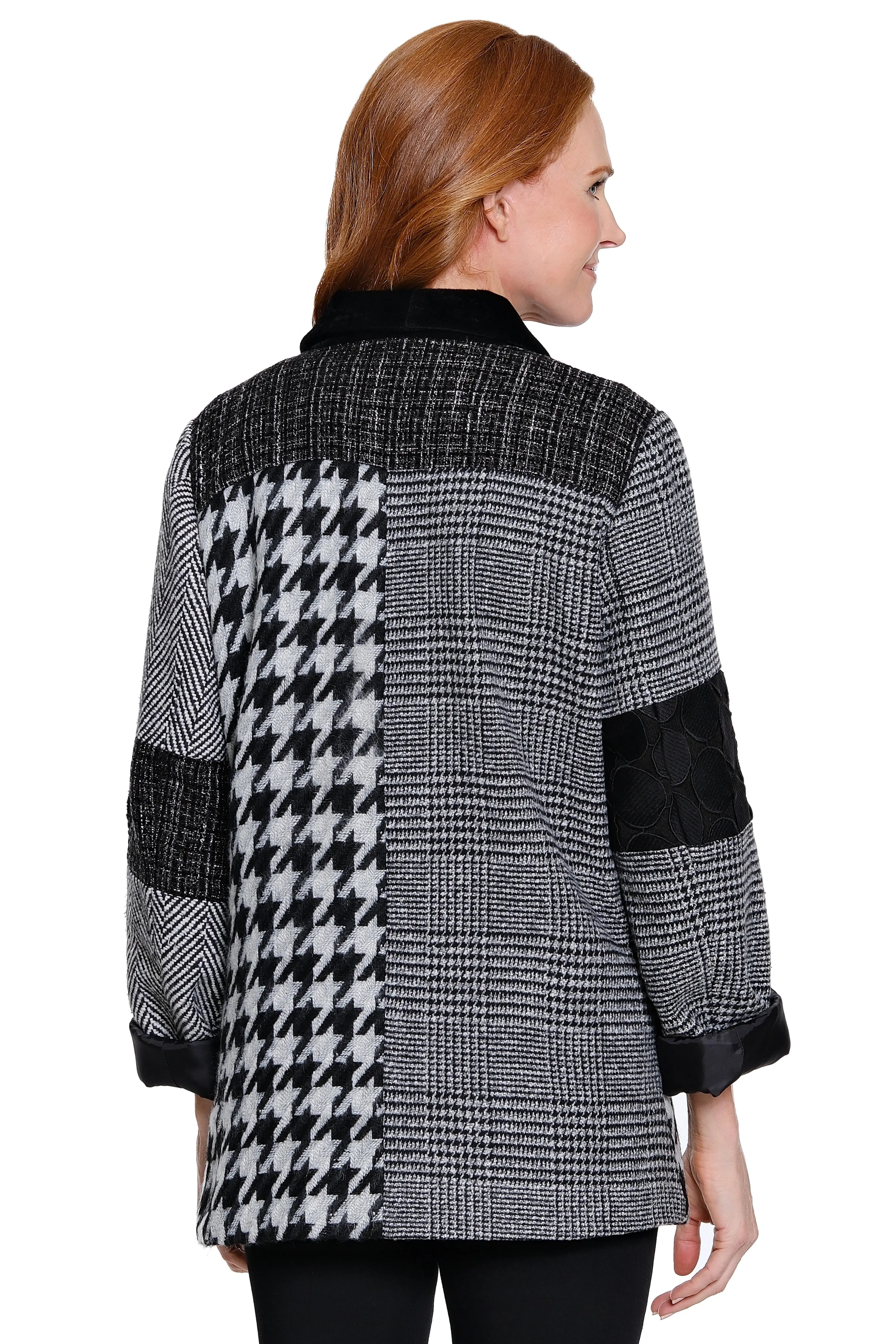 Mixed Media Jacket - Petite - Multi sold by Ail Miles Clothing product image thumbnail 2