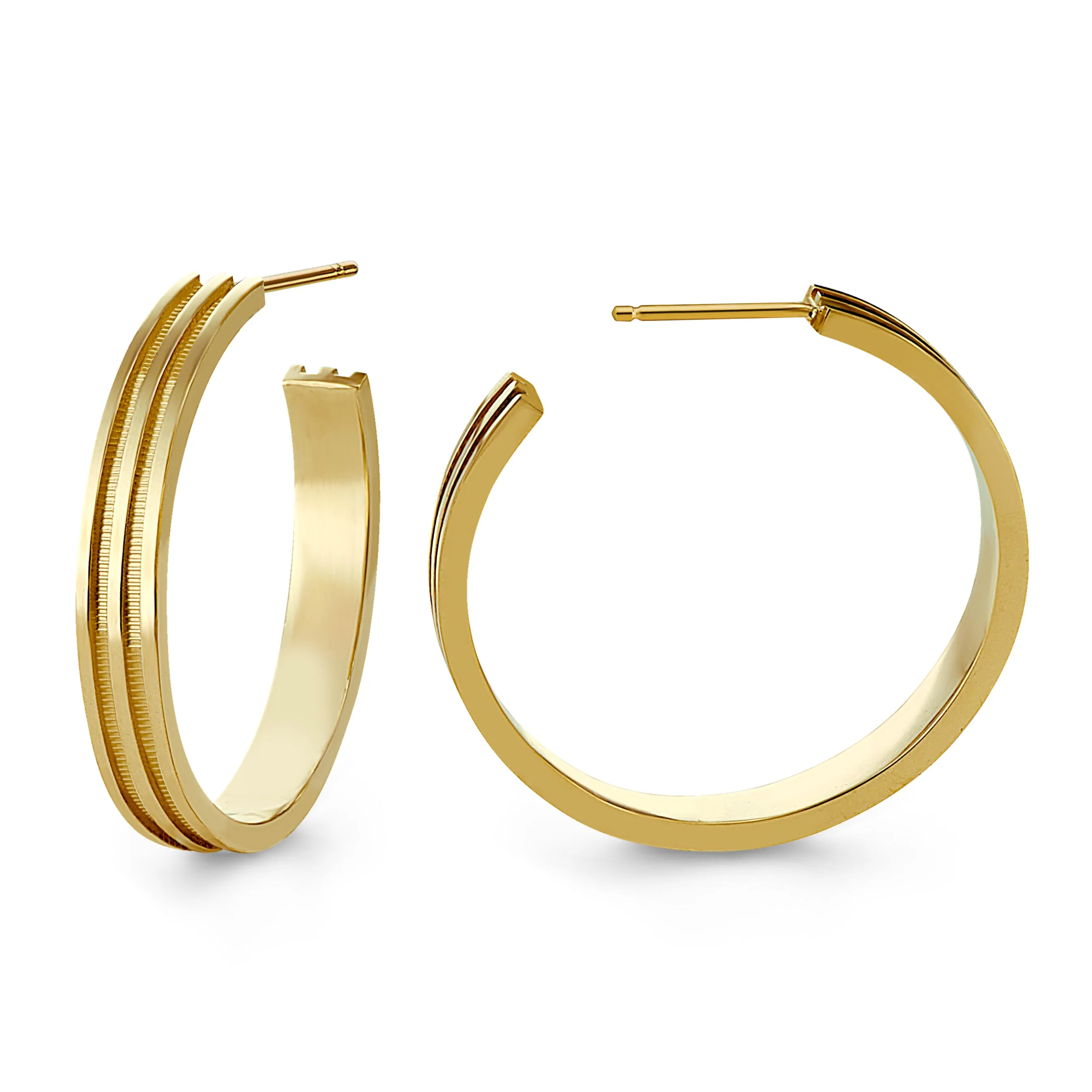 Parallel Hoop Earrings sold by Alice Pierre