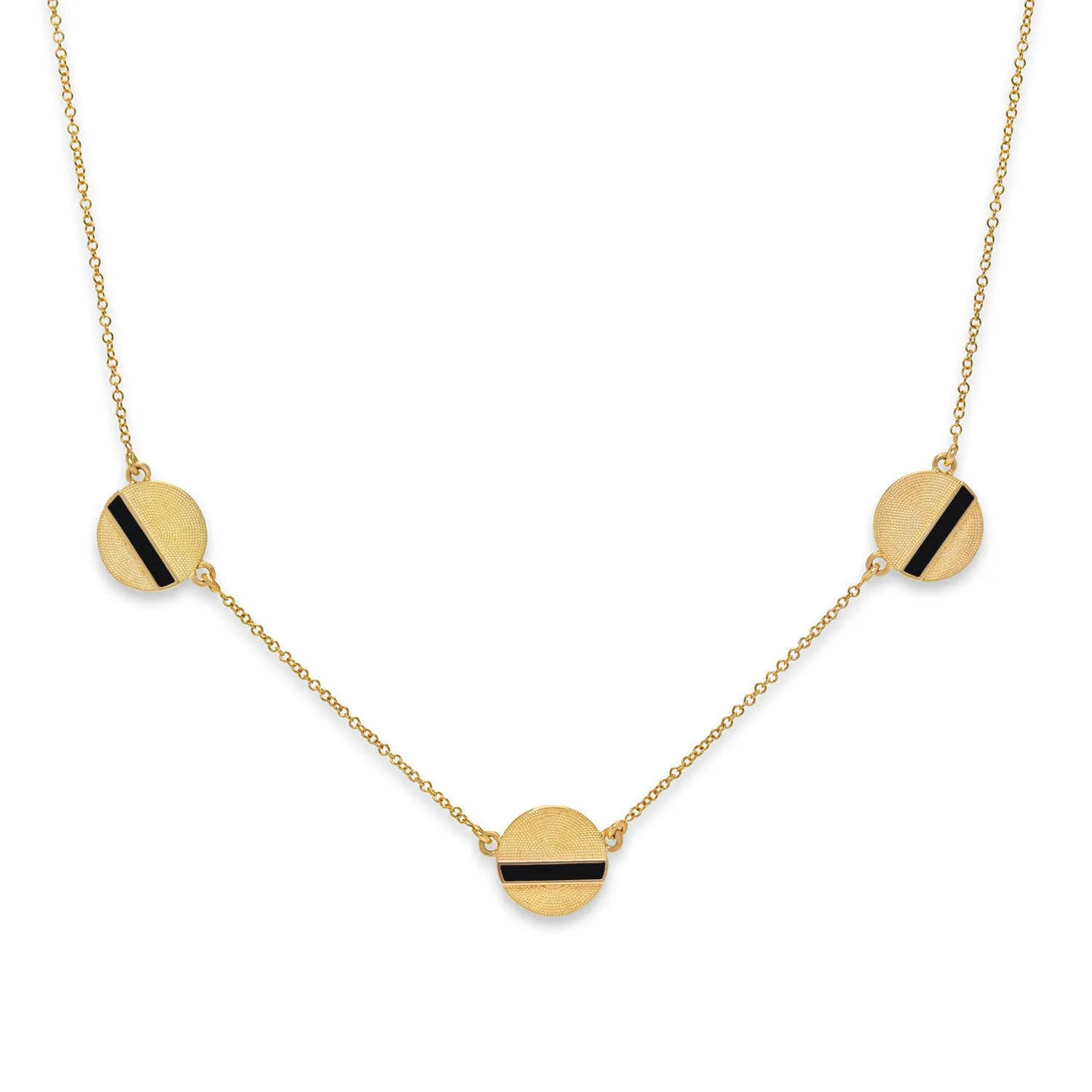 Retro Circle Necklace sold by Alice Pierre product image thumbnail 3