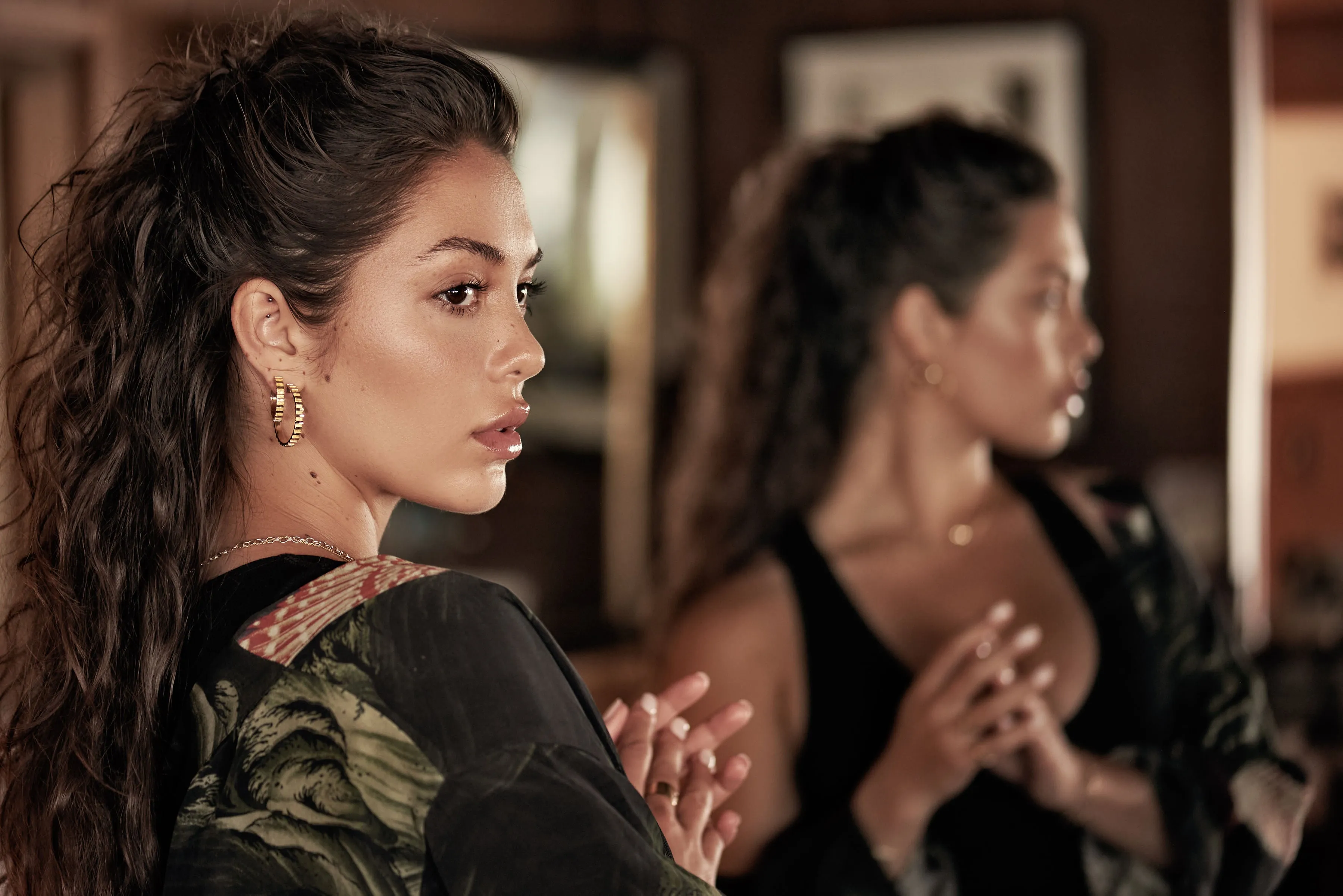 Mini Groovy Hoop Earrings sold by Alice Pierre product image thumbnail 3