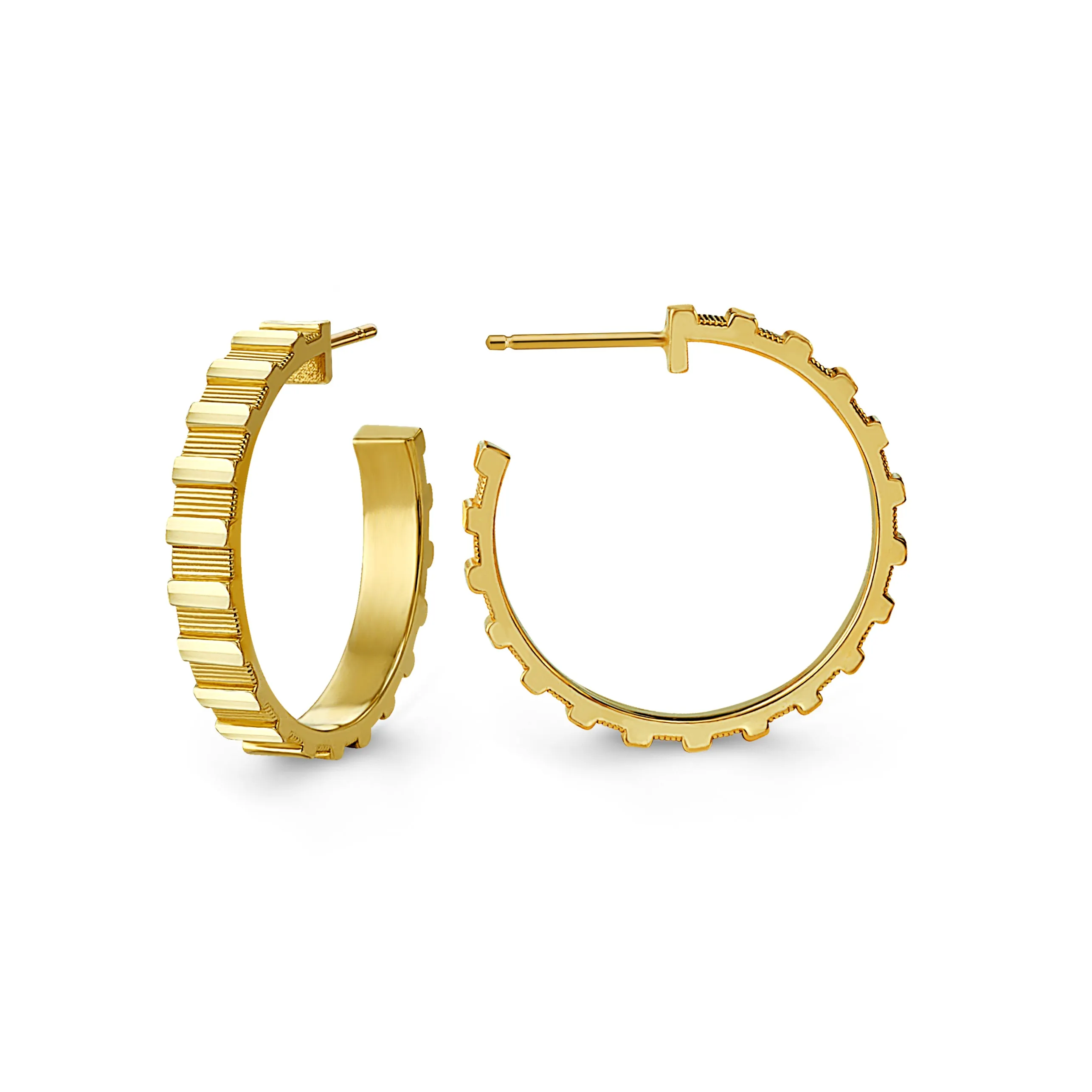 Mini Groovy Hoop Earrings sold by Alice Pierre