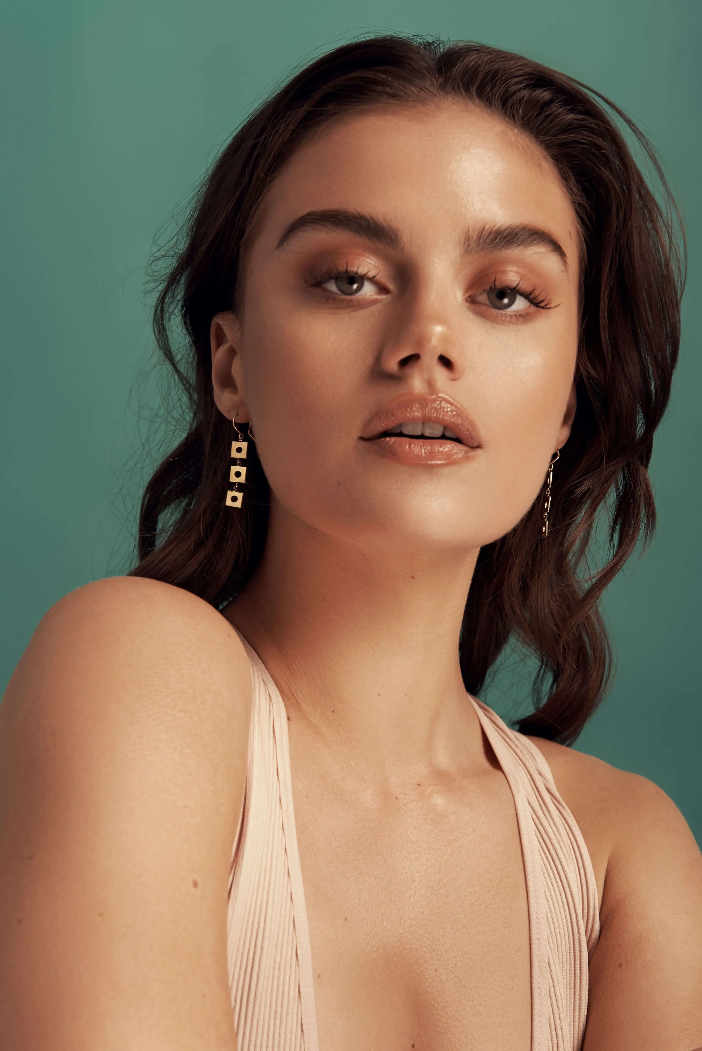 Geo 3 Drop Earrings sold by Alice Pierre product image thumbnail 2