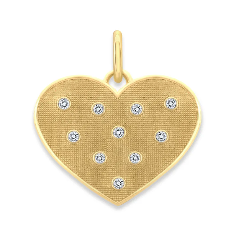 Birthstone Heart Pendant sold by Alice Pierre