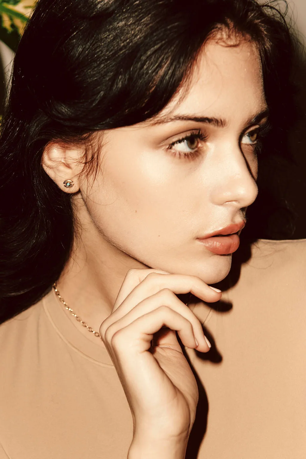 Evil Eye Stud Earrings sold by Alice Pierre product image thumbnail 2