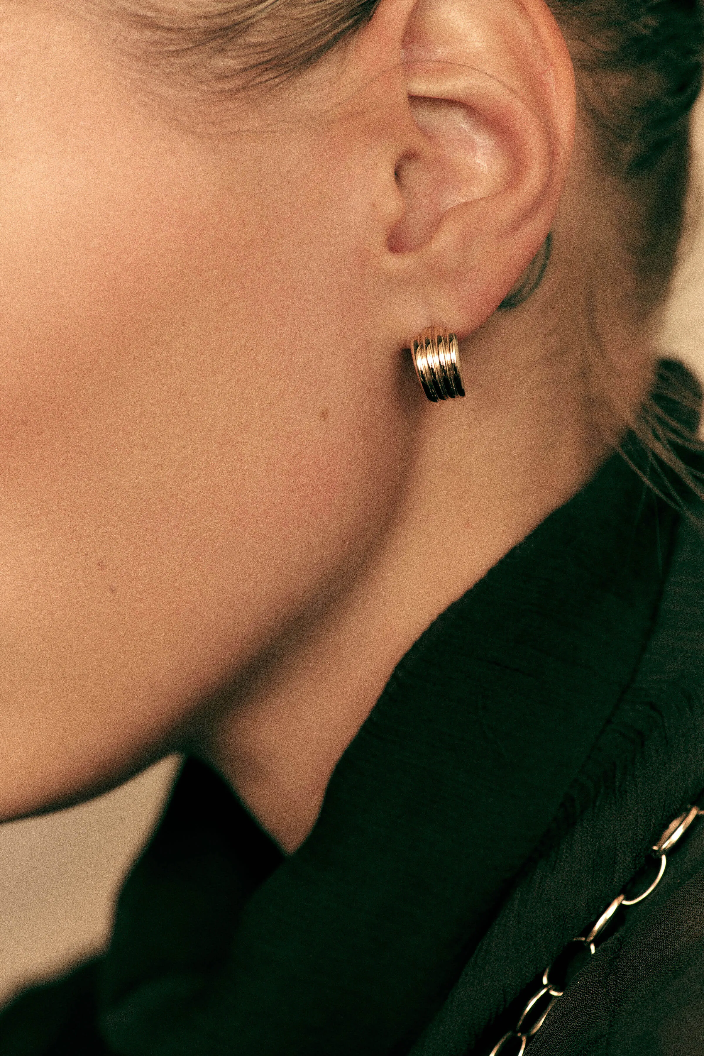 Bubble Huggie Earrings sold by Alice Pierre product image thumbnail 2