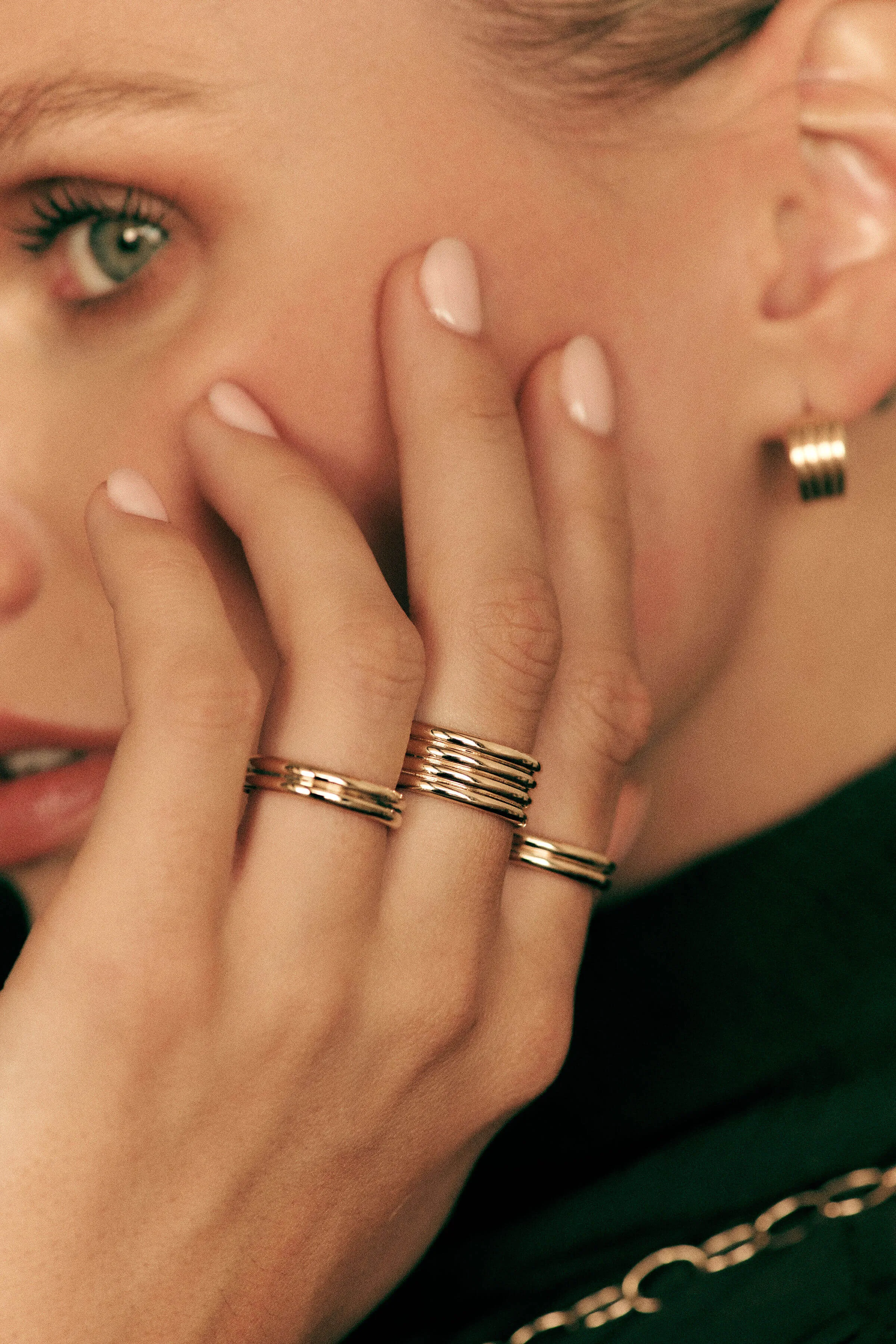 Bubble Wide Stack Ring sold by Alice Pierre product image thumbnail 2