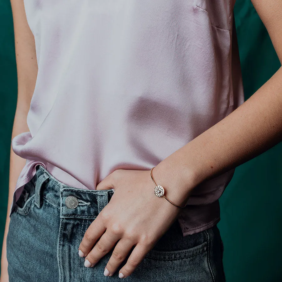 Cloud Hammered Cuff sold by Alice Pierre product image thumbnail 2