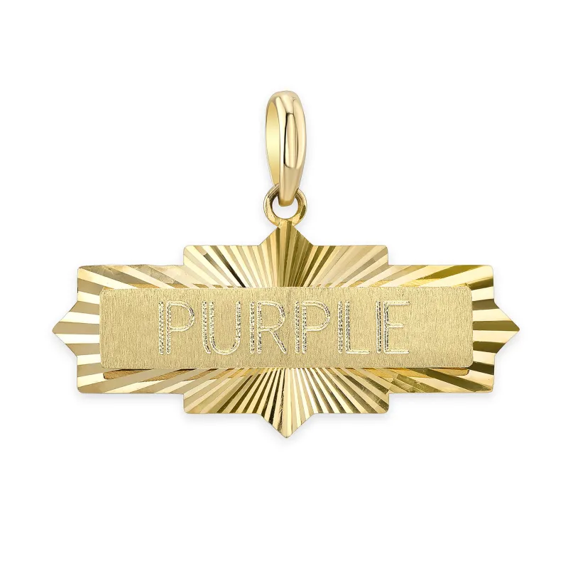 All-in Rectangle Pendant sold by Alice Pierre