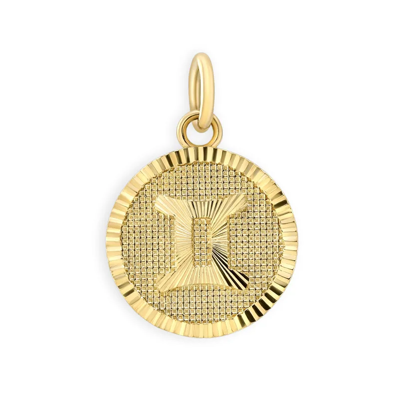 Zodiac Circle Pendant sold by Alice Pierre