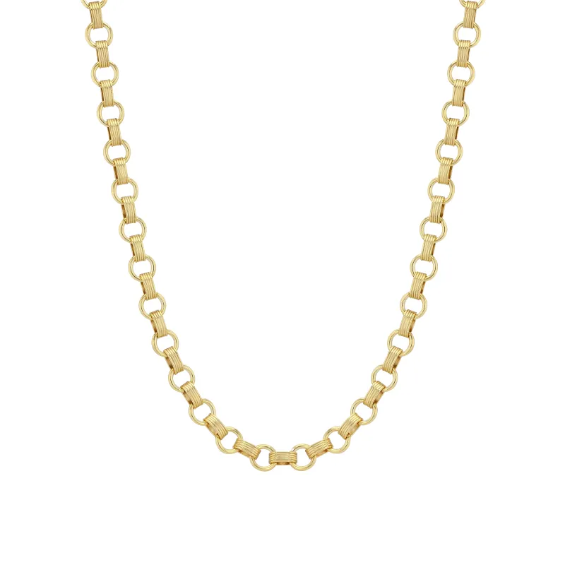 Gold Plated Taylor Chain Necklace made by Alice Pierre