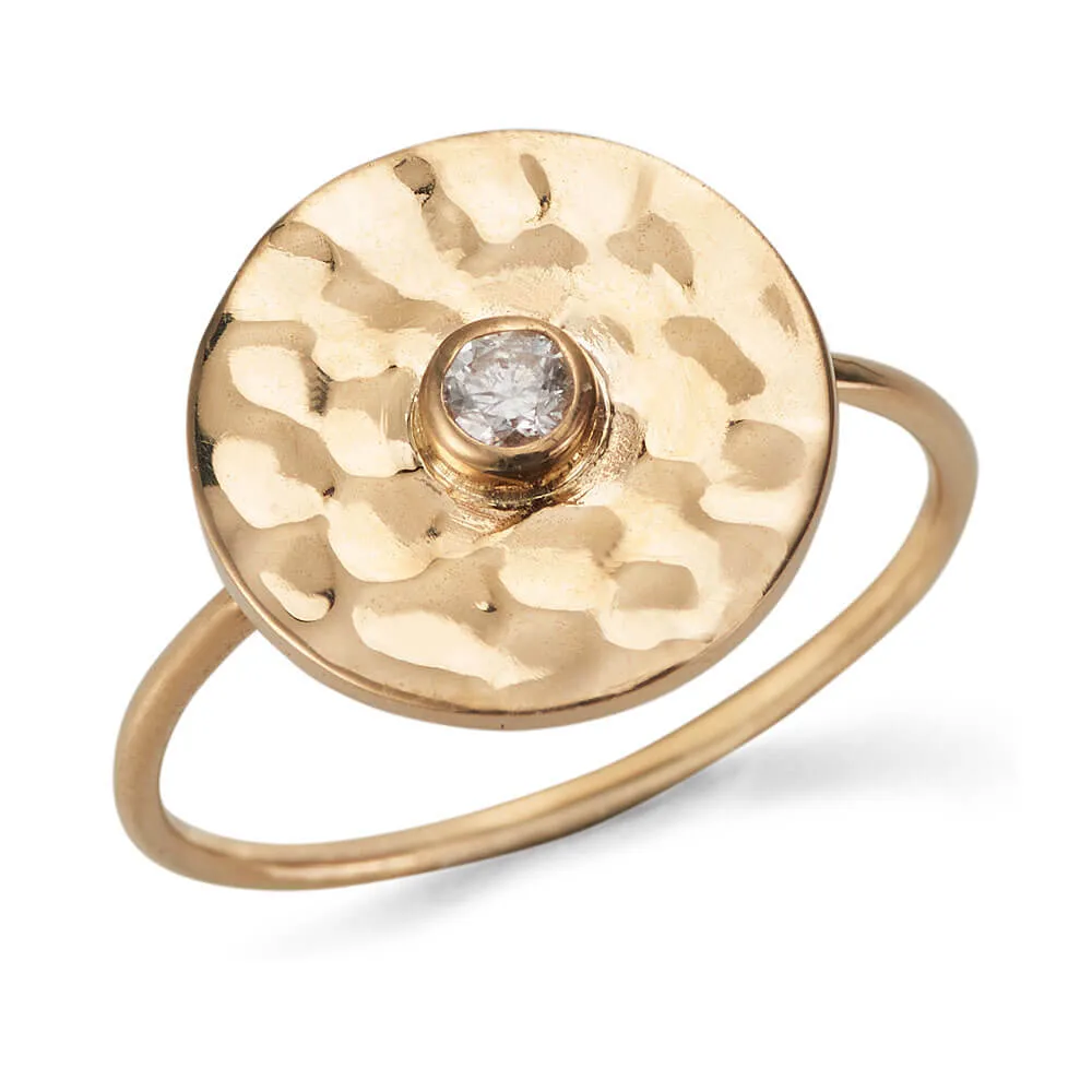 Cloud Hammered Ring sold by Alice Pierre