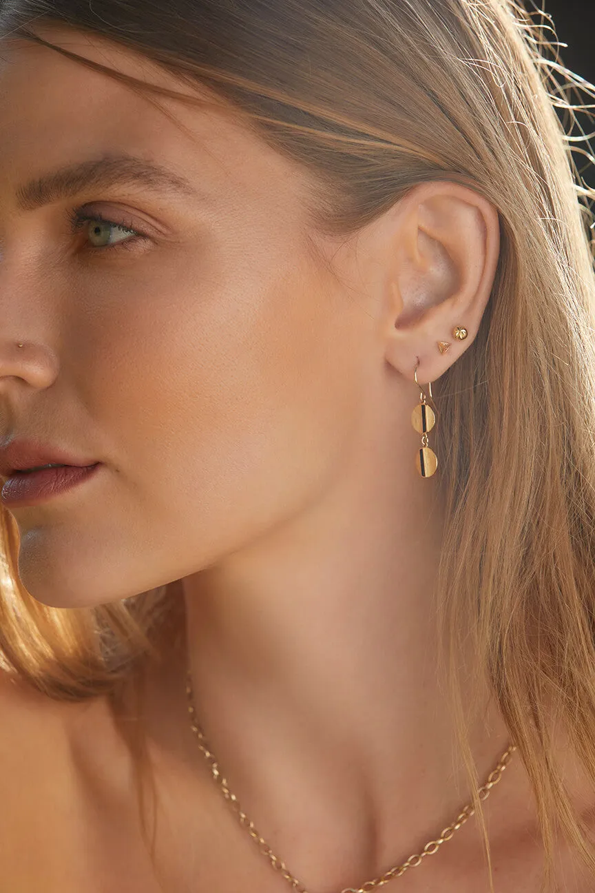 Pyramid Diamond Stud Earrings sold by Alice Pierre product image thumbnail 2