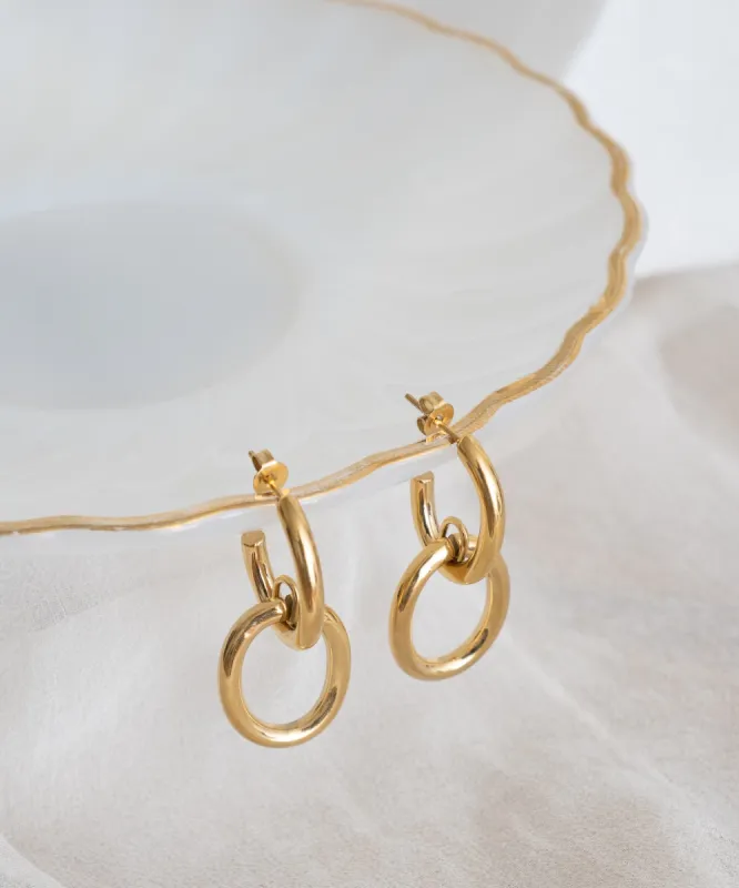 Oval Link Drop Earrings sold by AllynAllyn Inc.