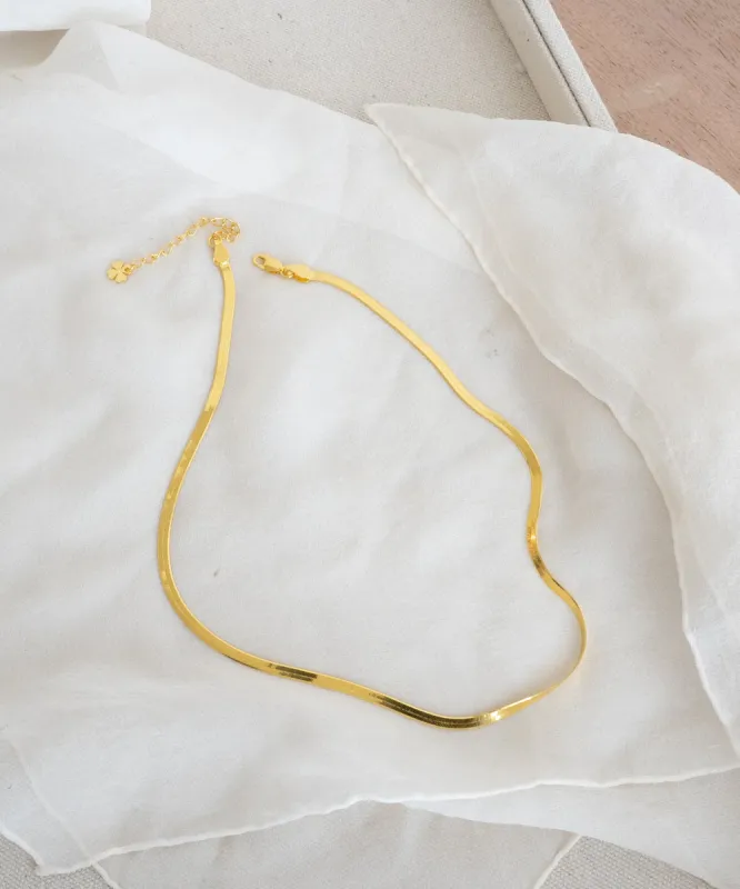 Aria Herringbone Necklace sold by AllynAllyn Inc.