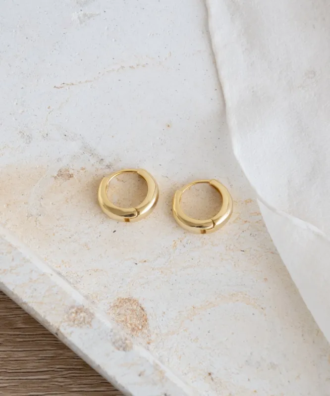 Isla Huggie Hoops sold by AllynAllyn Inc.