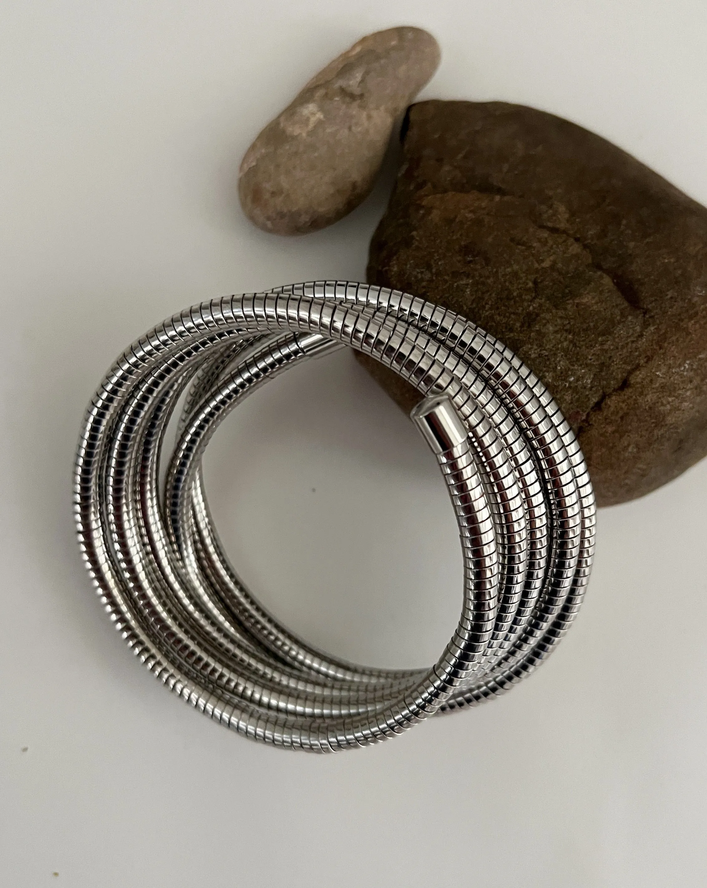Slinky Bracelet-Sterling Silver sold by Banks Jewelry