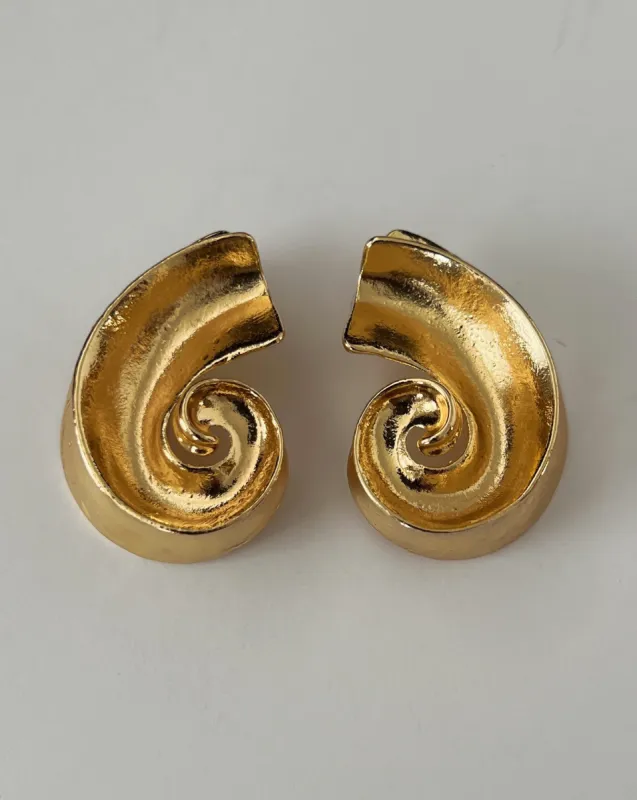 COCO Vintage Gold Earrings - Sterling Silver sold by Banks Jewelry