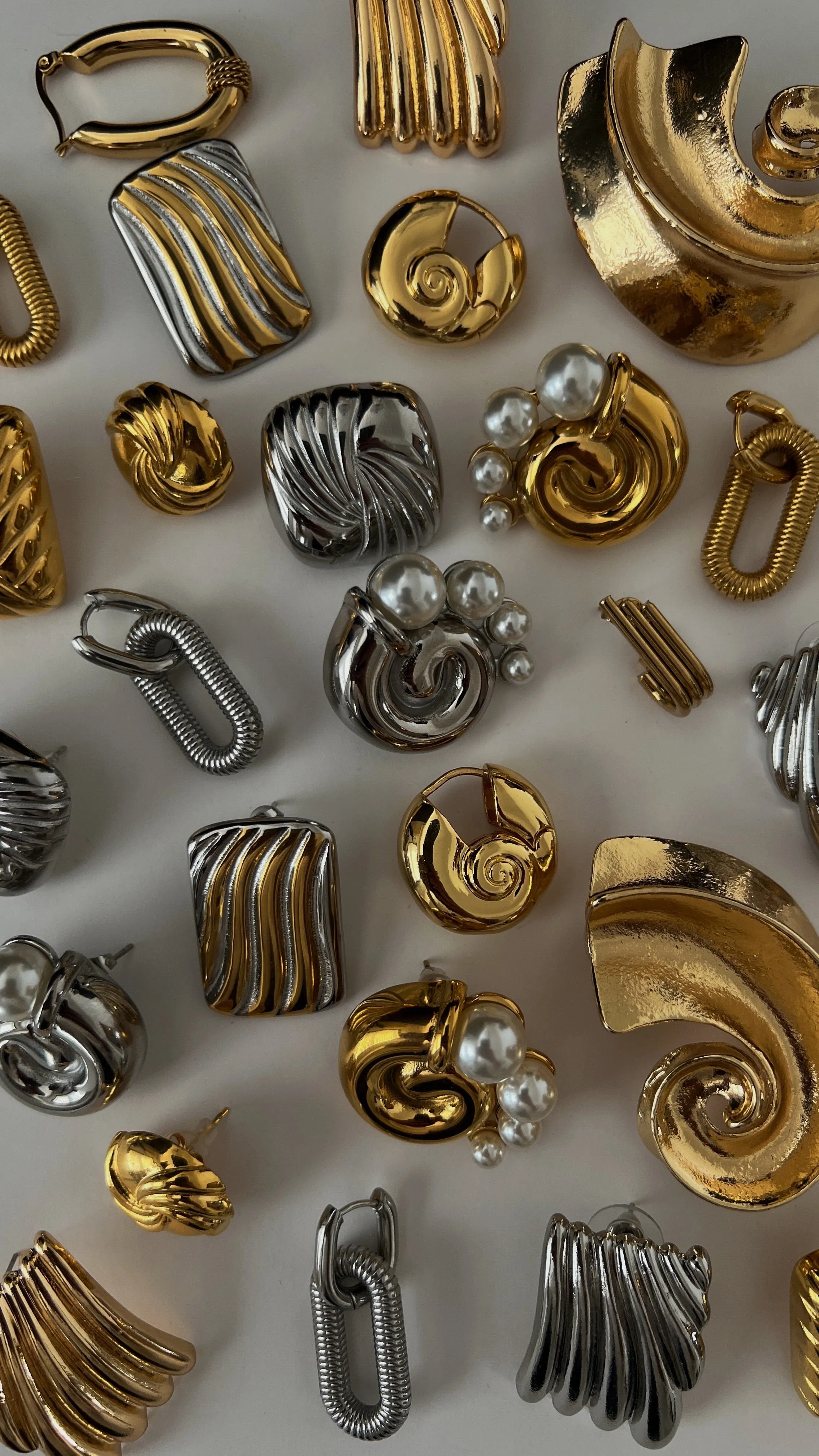 COCO Vintage Gold Earrings - Sterling Silver sold by Banks Jewelry product image thumbnail 4