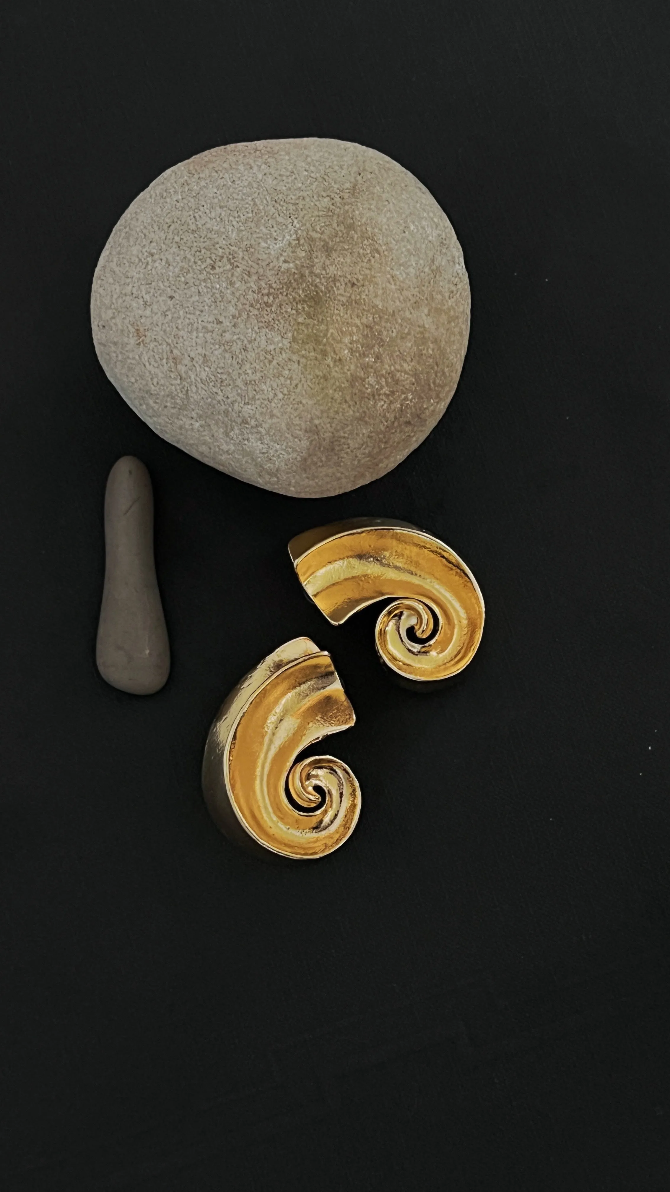 COCO Vintage Gold Earrings - Sterling Silver sold by Banks Jewelry product image thumbnail 3