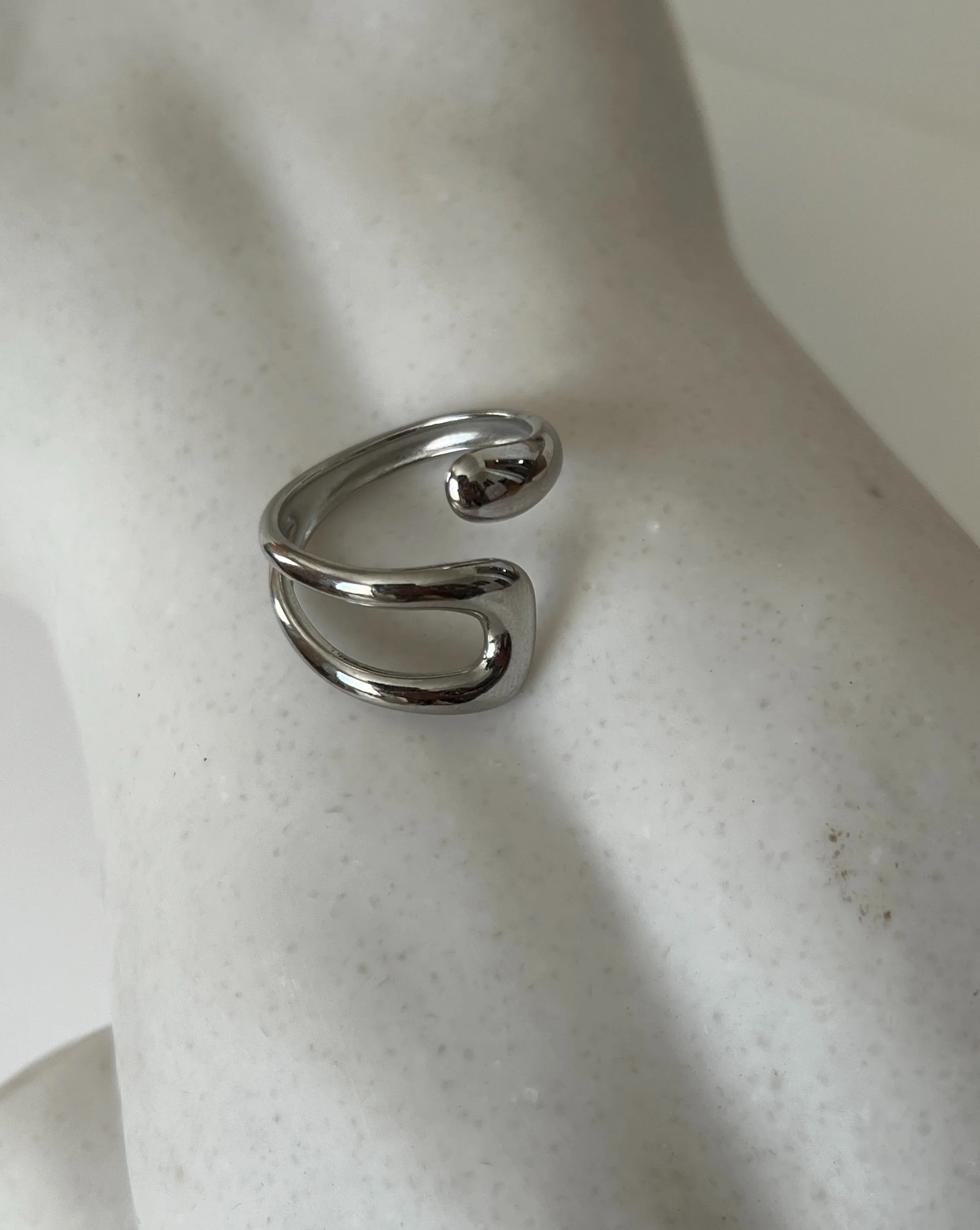 Mel Adjustable Ring -Sterling Silver sold by Banks Jewelry