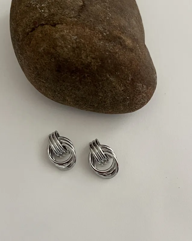 Miss Knot Vintage Earrings - Sterling Silver sold by Banks Jewelry