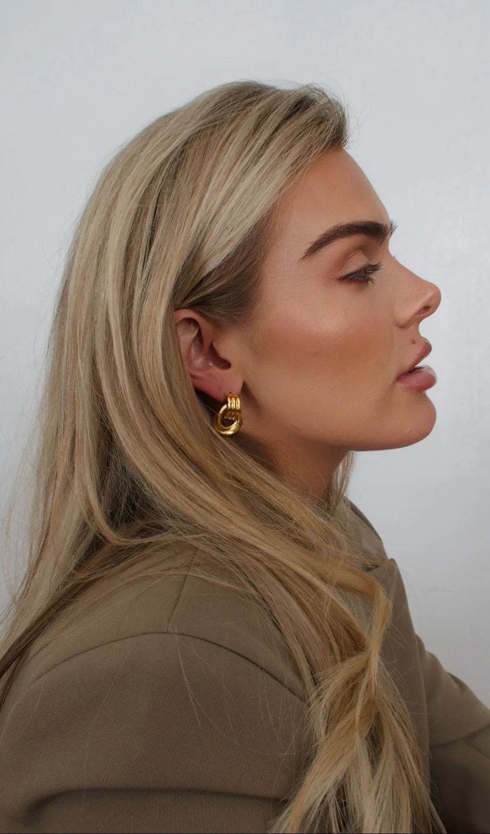 Miss Knot Vintage Earrings - 24K Gold sold by Banks Jewelry product image thumbnail 5