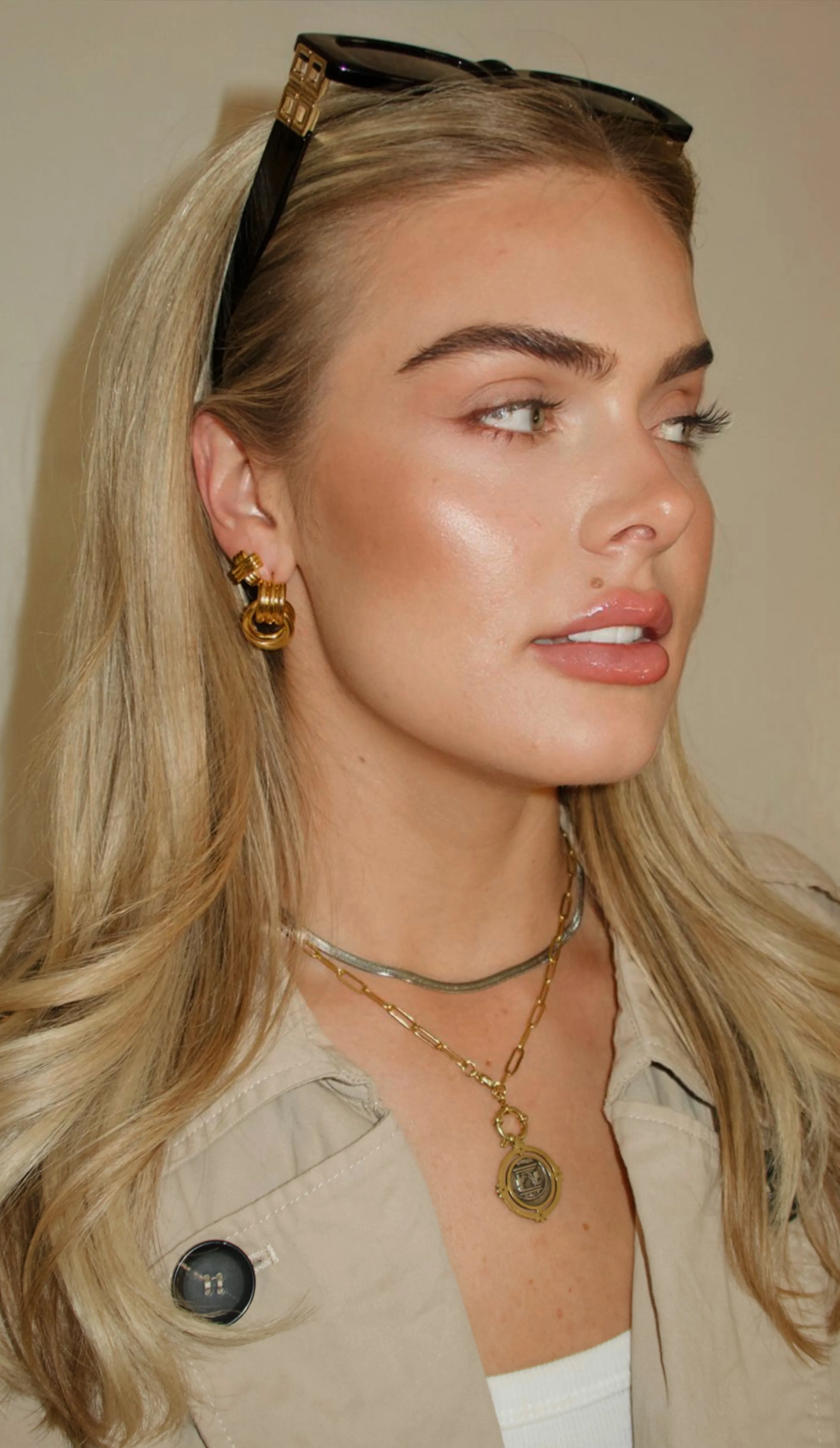 Willa Necklace -24k Gold sold by Banks Jewelry product image thumbnail 5