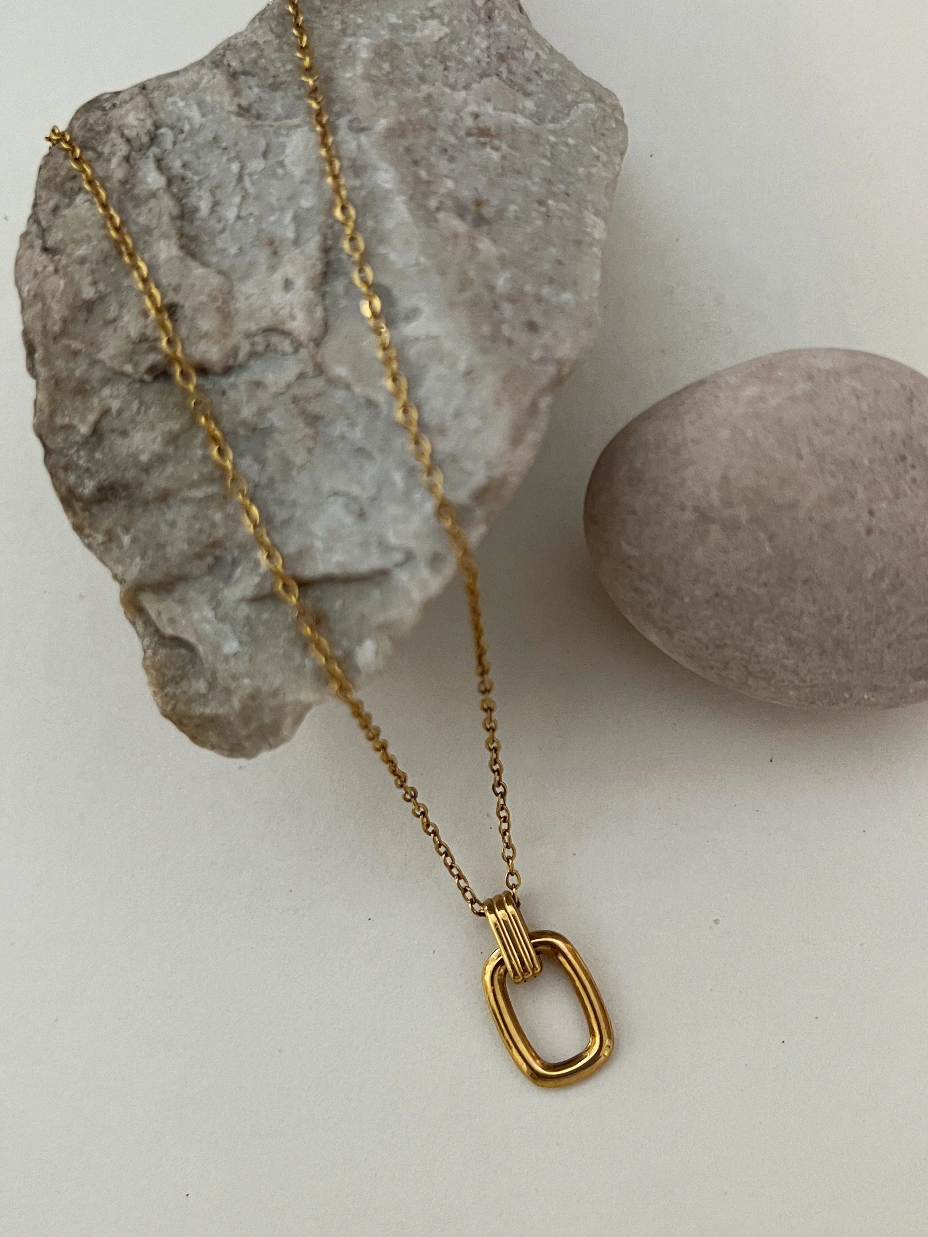 Nora Necklace -24k Gold sold by Banks Jewelry