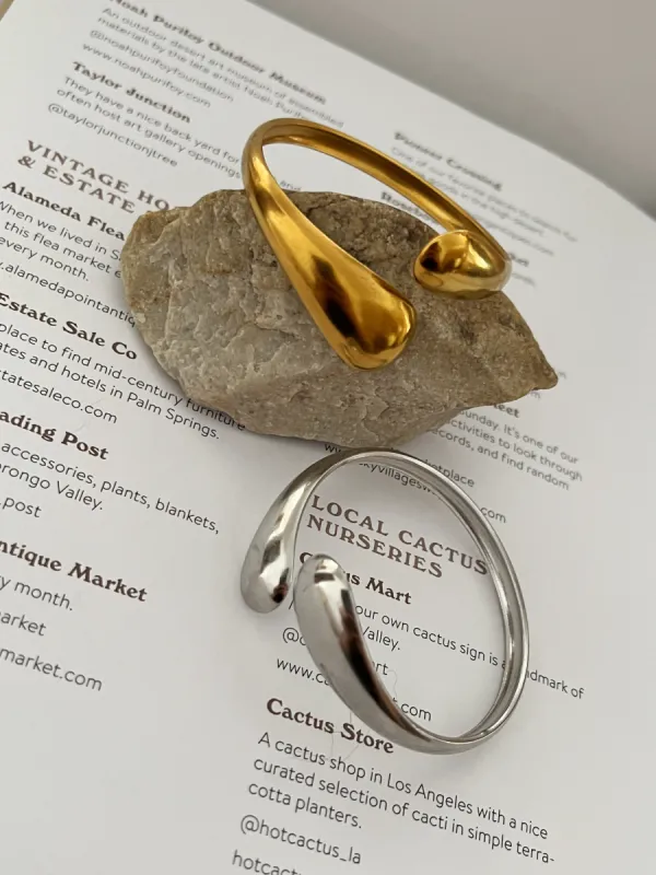 Lulu Adjustable Bracelet- 24K Gold sold by Banks Jewelry