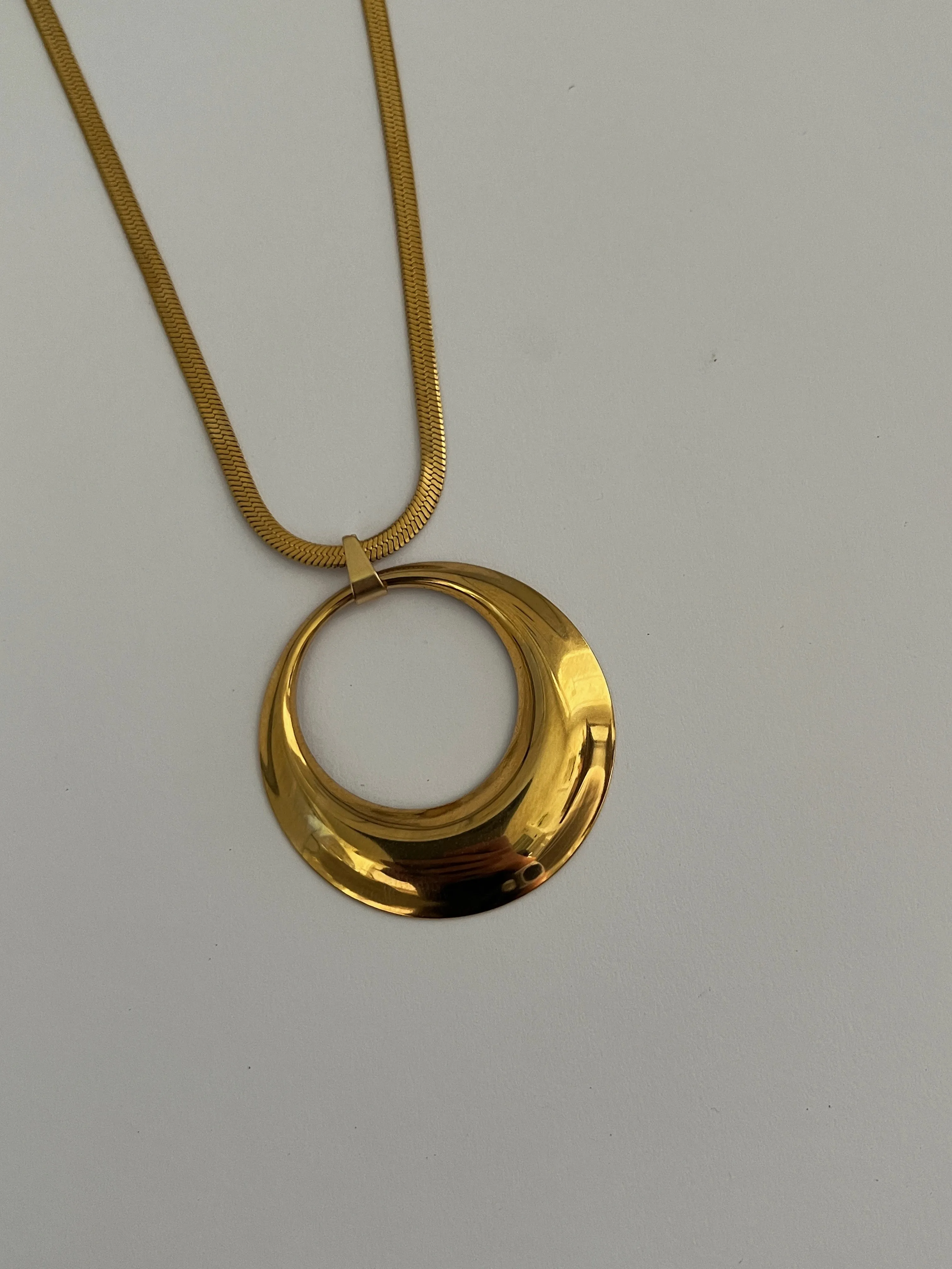 Jolene Modern Necklace -24k Gold sold by Banks Jewelry product image thumbnail 2