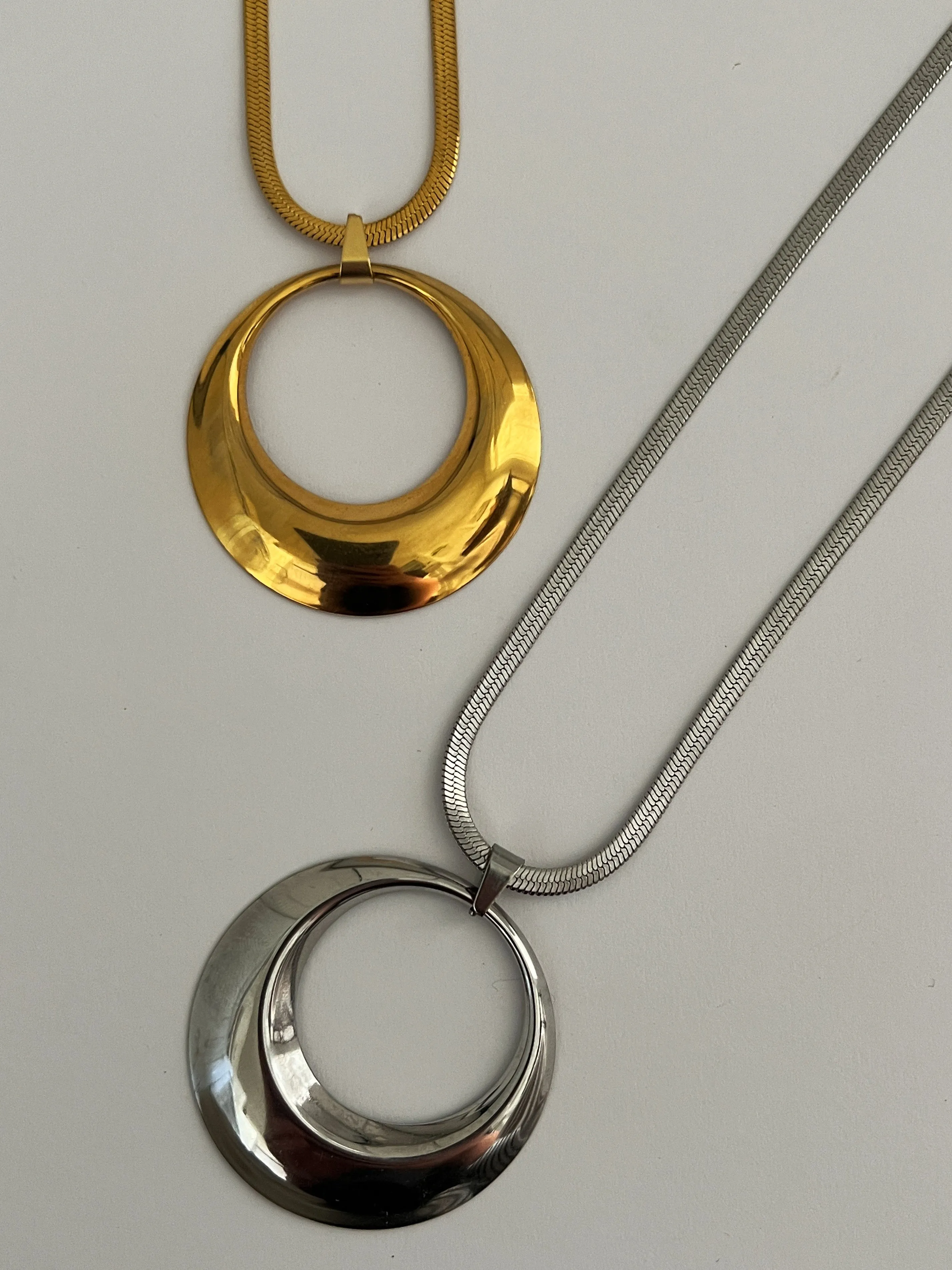 Jolene Modern Necklace -24k Gold sold by Banks Jewelry product image thumbnail 5