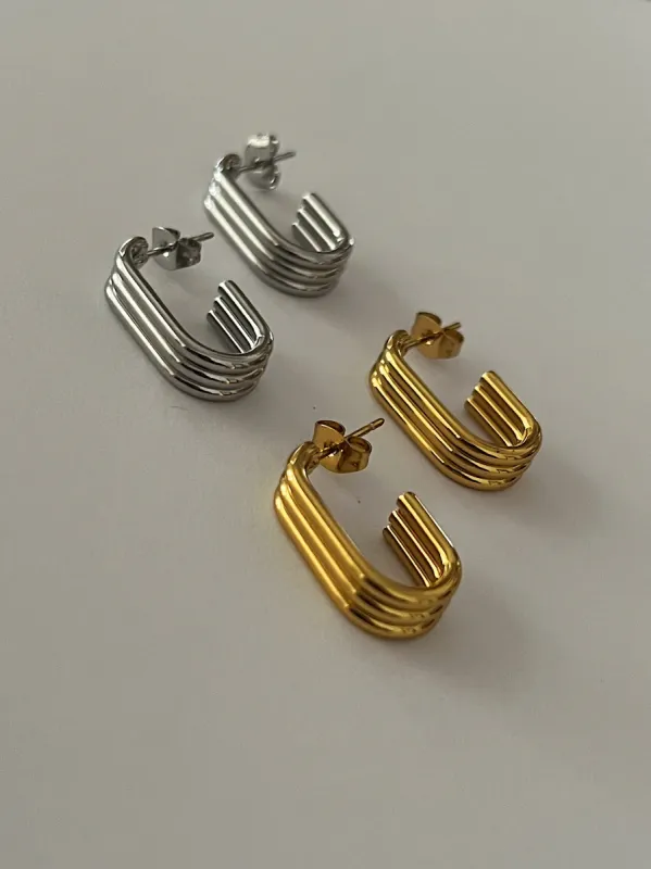 Jolene Earring -24 K Gold sold by Banks Jewelry