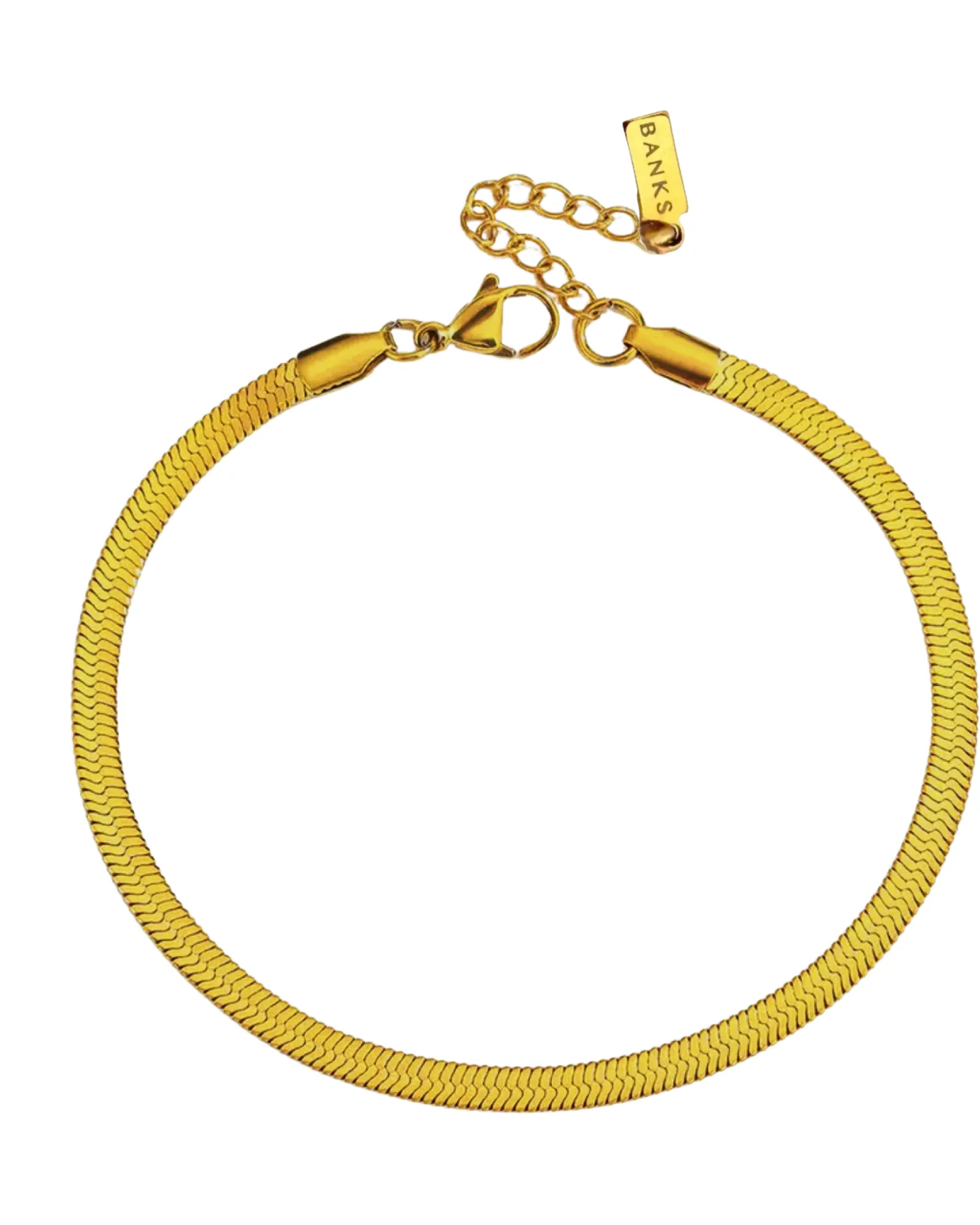 BANKS Herringbone Bracelet (18k Gold) sold by Banks Jewelry product image thumbnail 2