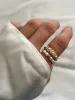 Delilah Pearl Adjustable Ring - 24K sold by Banks Jewelry