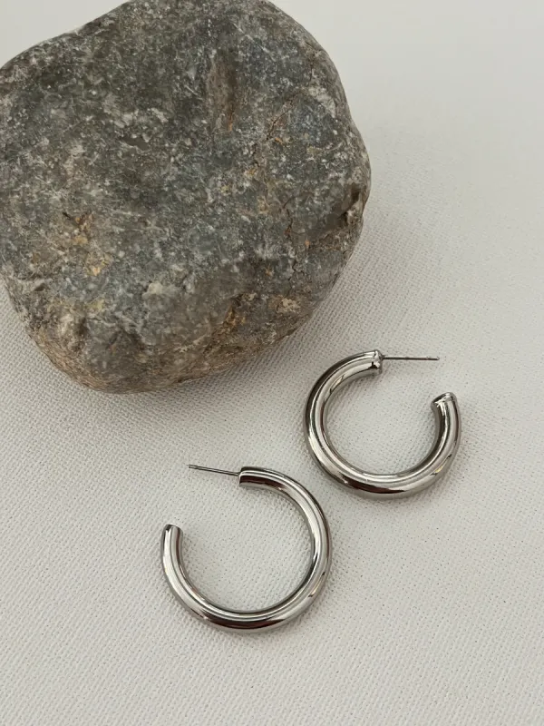 30mm James Hoops sold by Banks Jewelry
