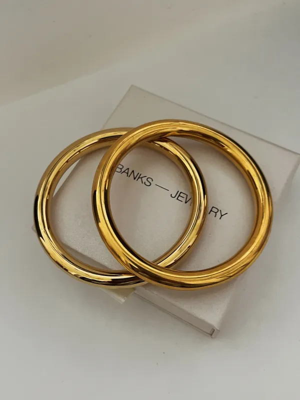 Bangle Bracelet- 18K Gold sold by Banks Jewelry