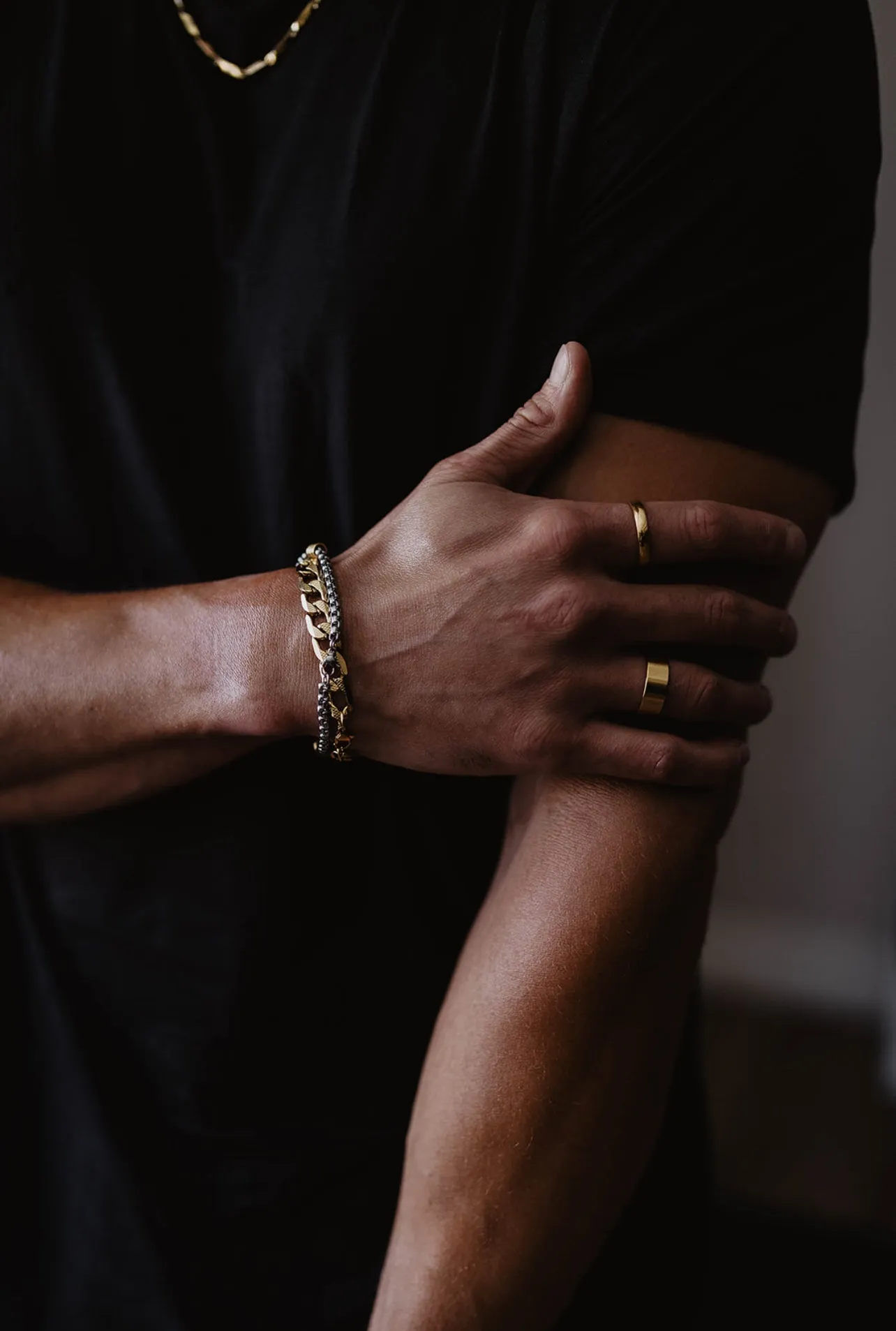 Everest Bracelet/ 24K Gold sold by Banks Jewelry product image thumbnail 3