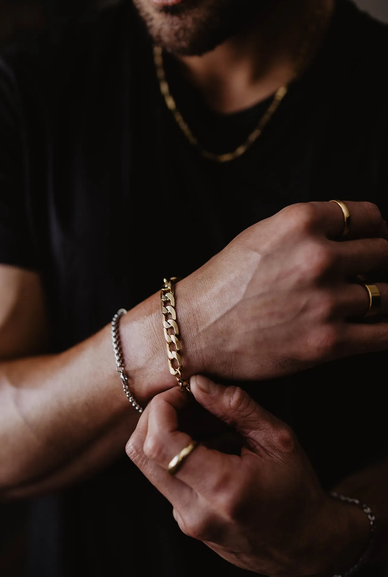 Everest Bracelet/ 24K Gold sold by Banks Jewelry product image thumbnail 4