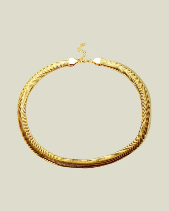 Herringbone Bracelet- 24K GOLD sold by Banks Jewelry