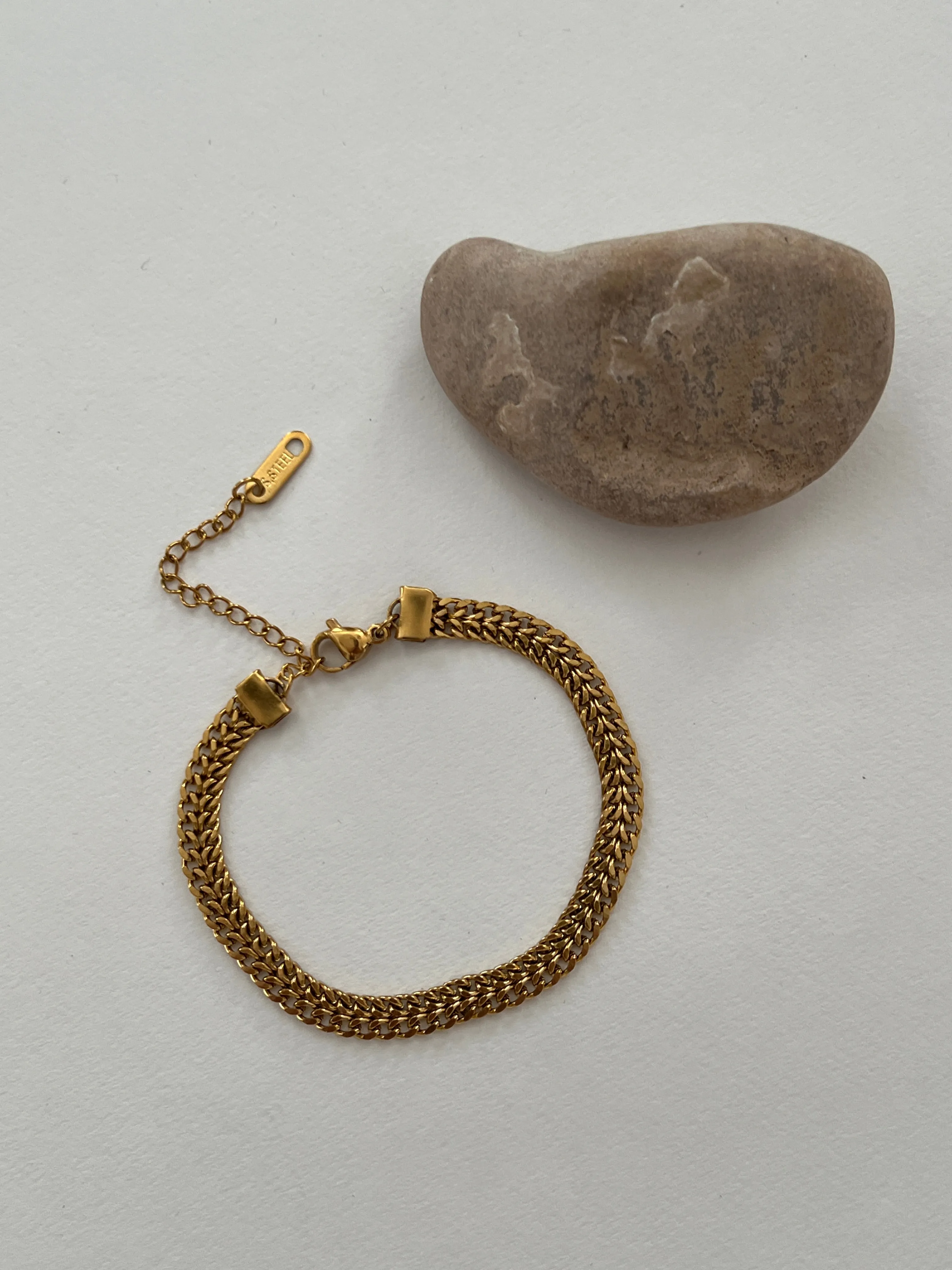 2 Piece Bracelet Set-24K Gold sold by Banks Jewelry product image thumbnail 4