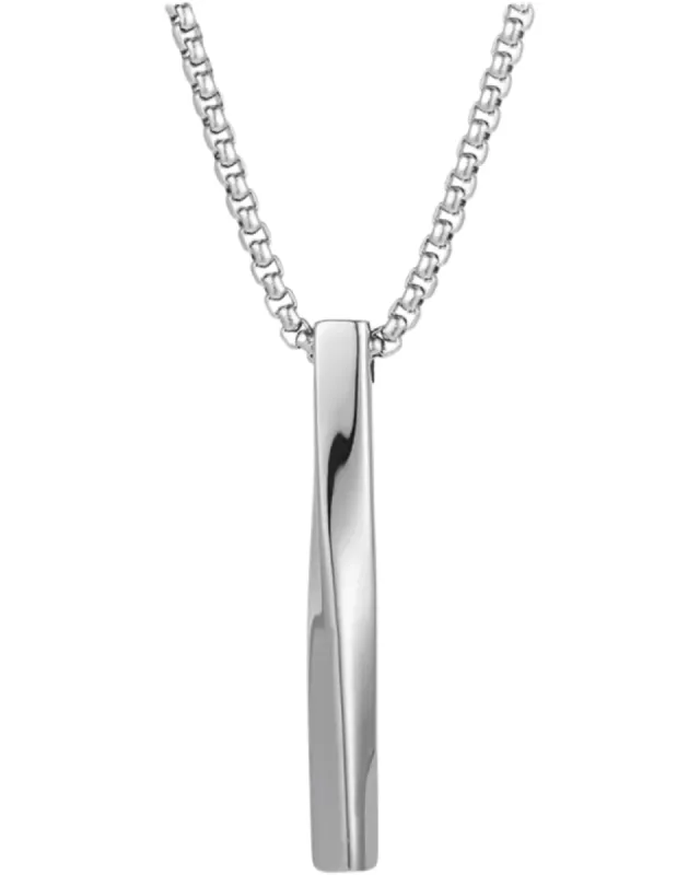 Unisex Long Bar Necklace sold by Banks Jewelry