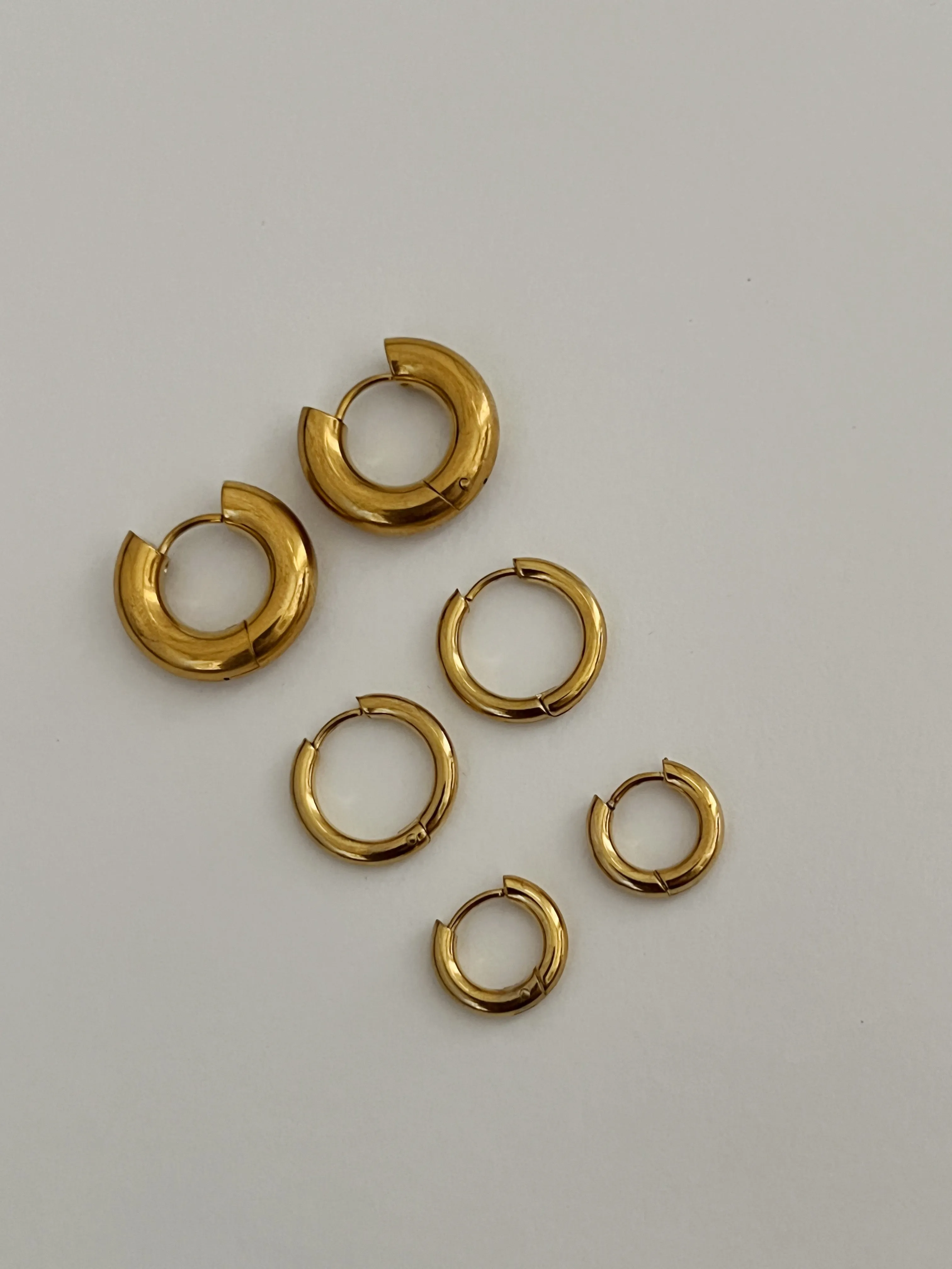 3 PIECE Huggie Set - 24K Gold sold by Banks Jewelry