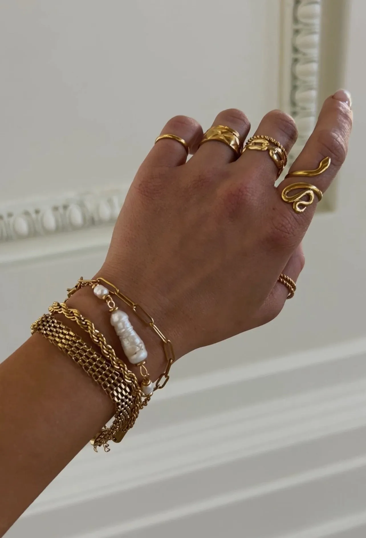 Stevie Ring Adjustable (18k Gold) sold by Banks Jewelry product image thumbnail 2